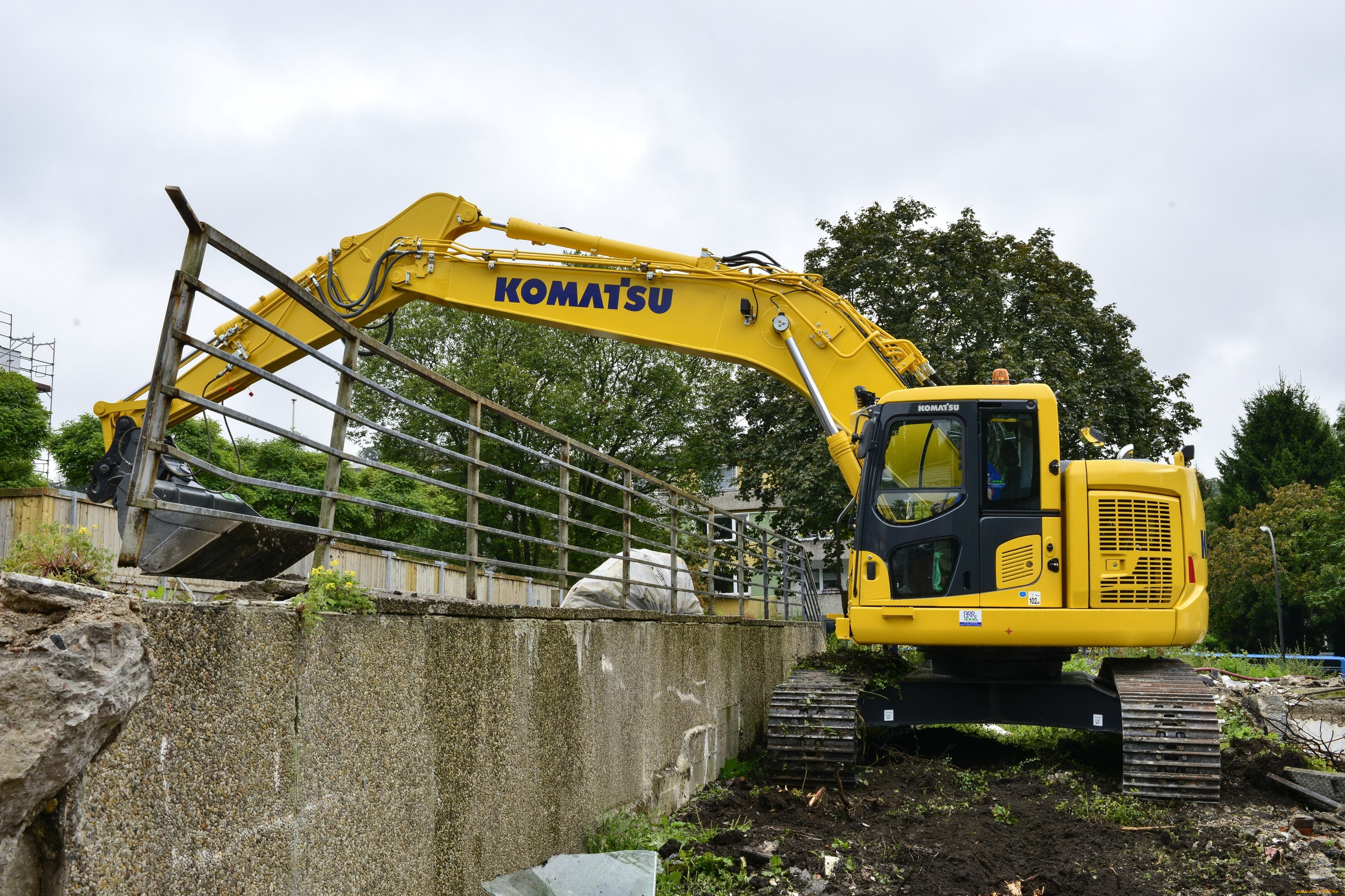 техника, экскаваторы, komatsu