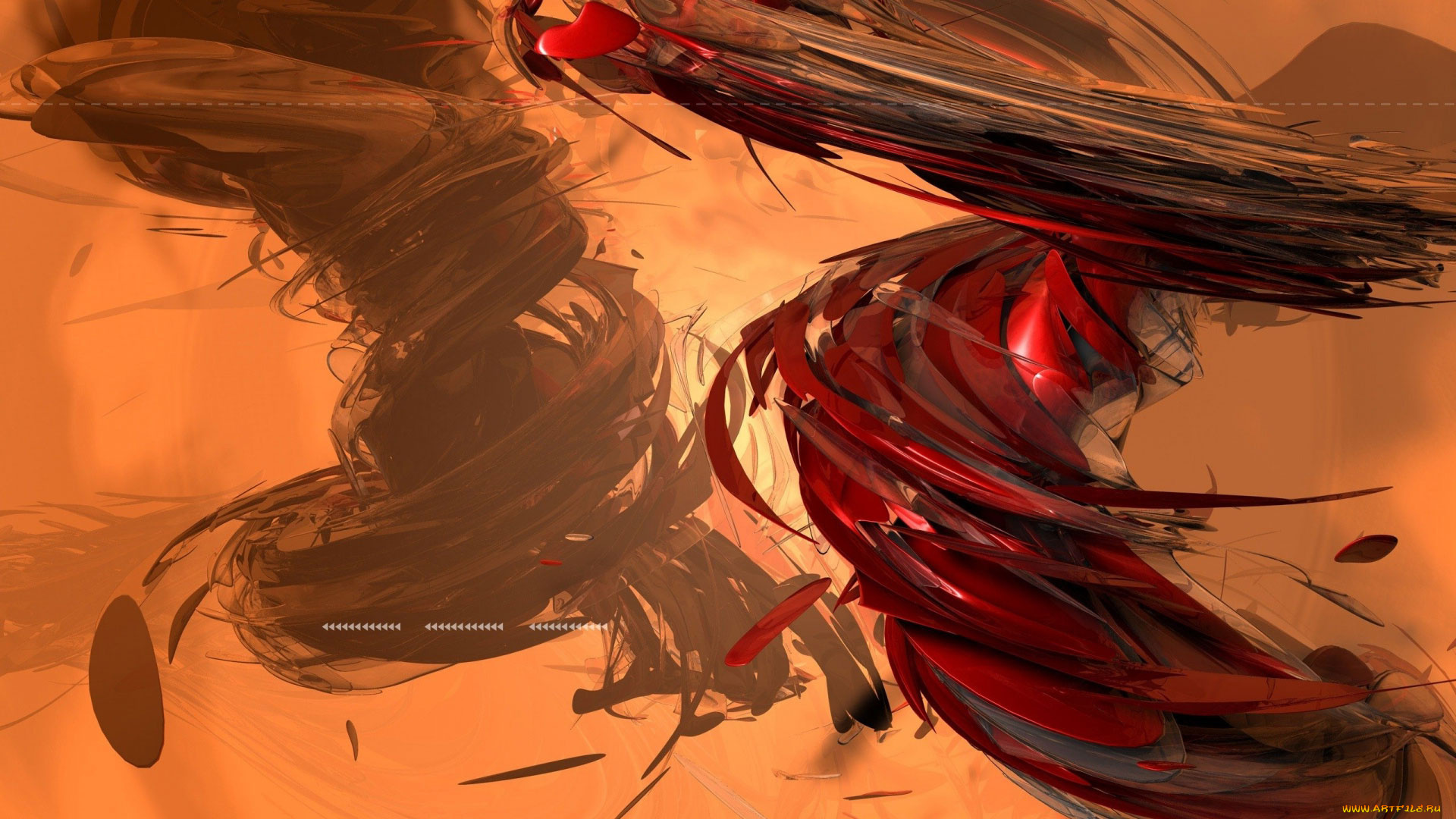 3д, графика, абстракция, , abstract, вихри, торнадо