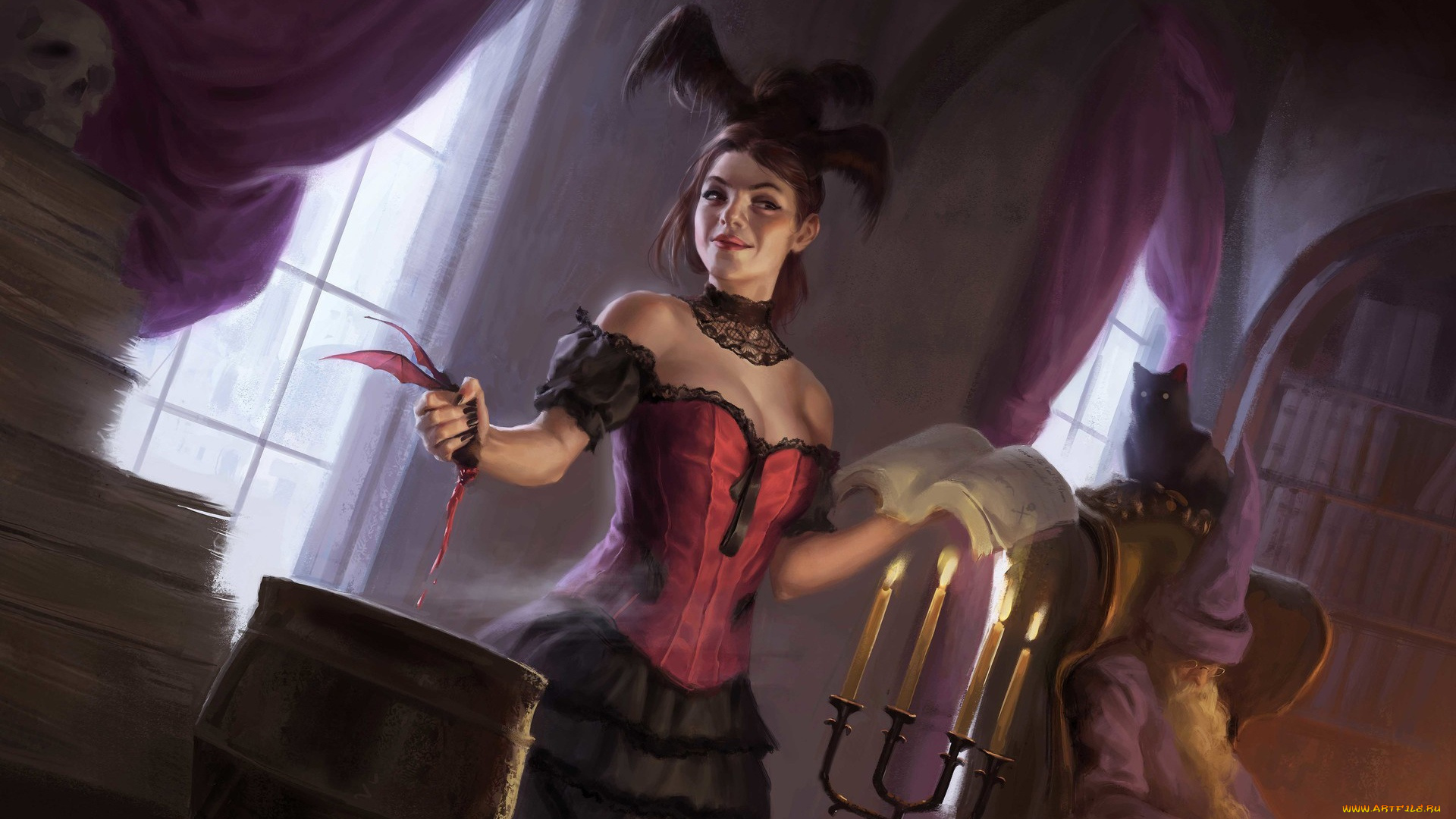 фэнтези, маги, , волшебники, ведьма