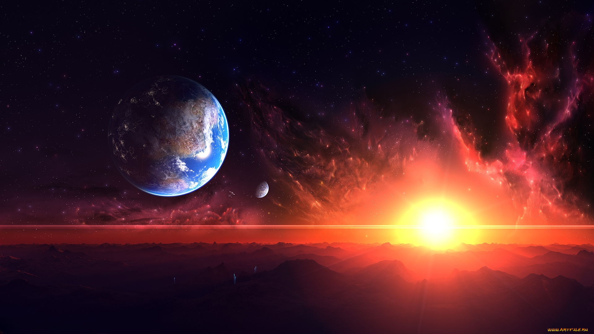 космос, арт, endless, nameless