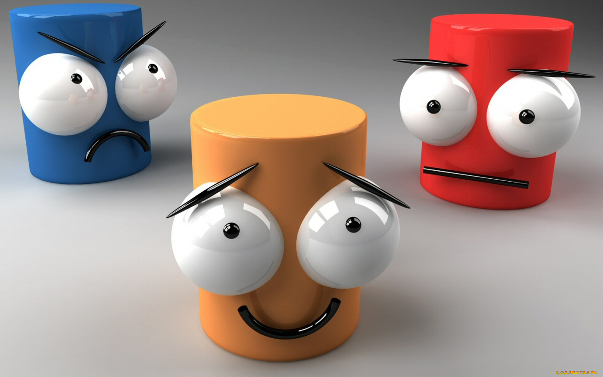 3д, графика, атмосфера, настроение, , atmosphere, , , mood, , цилиндры, эмоции