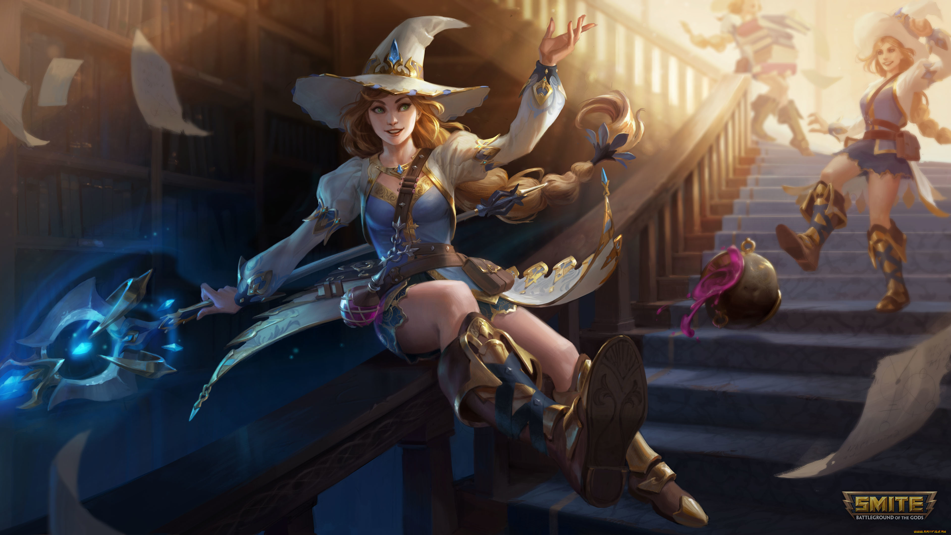 видео, игры, smite, the, morrigan