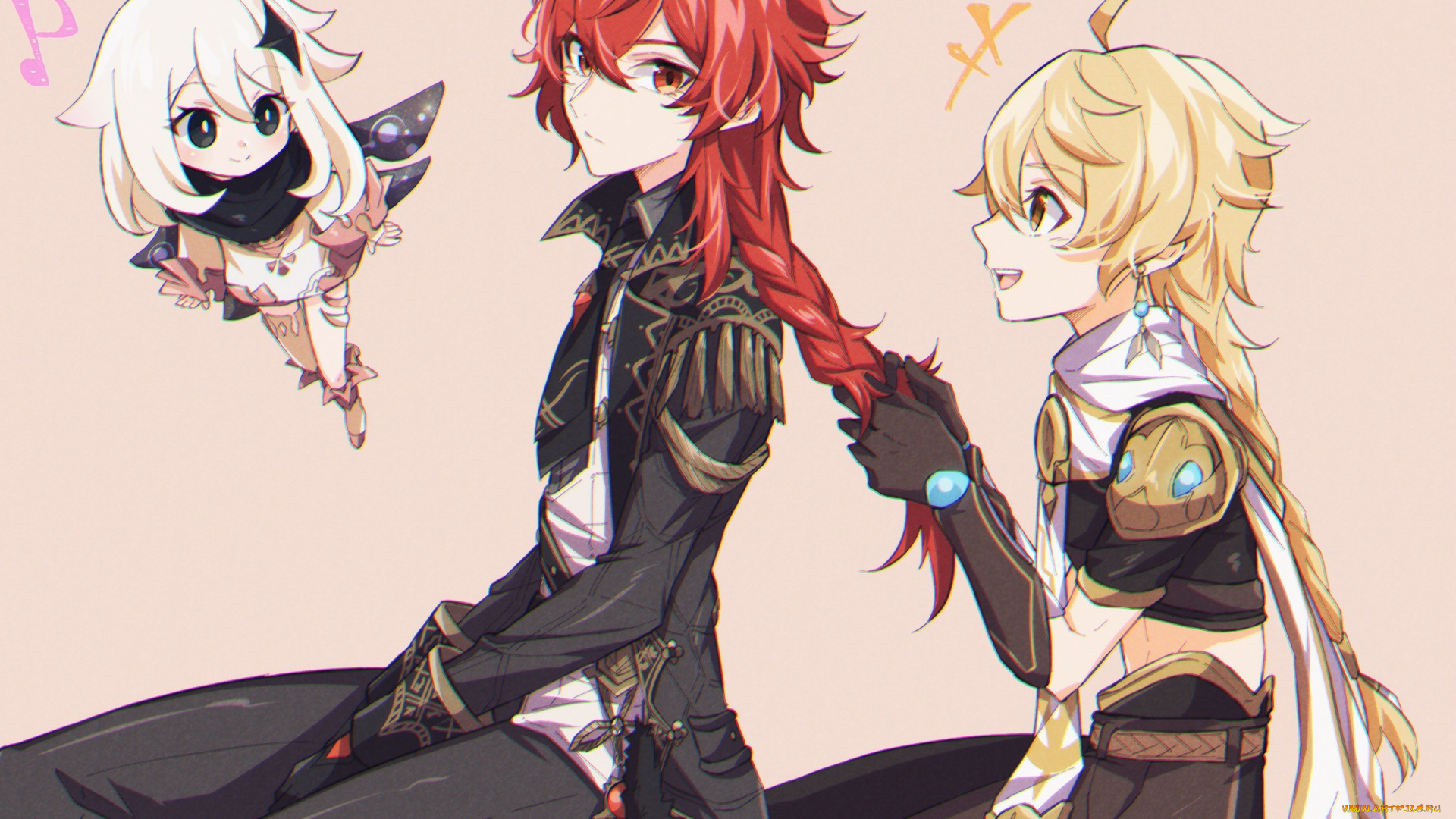 аниме, genshin, impact, genshin, impact