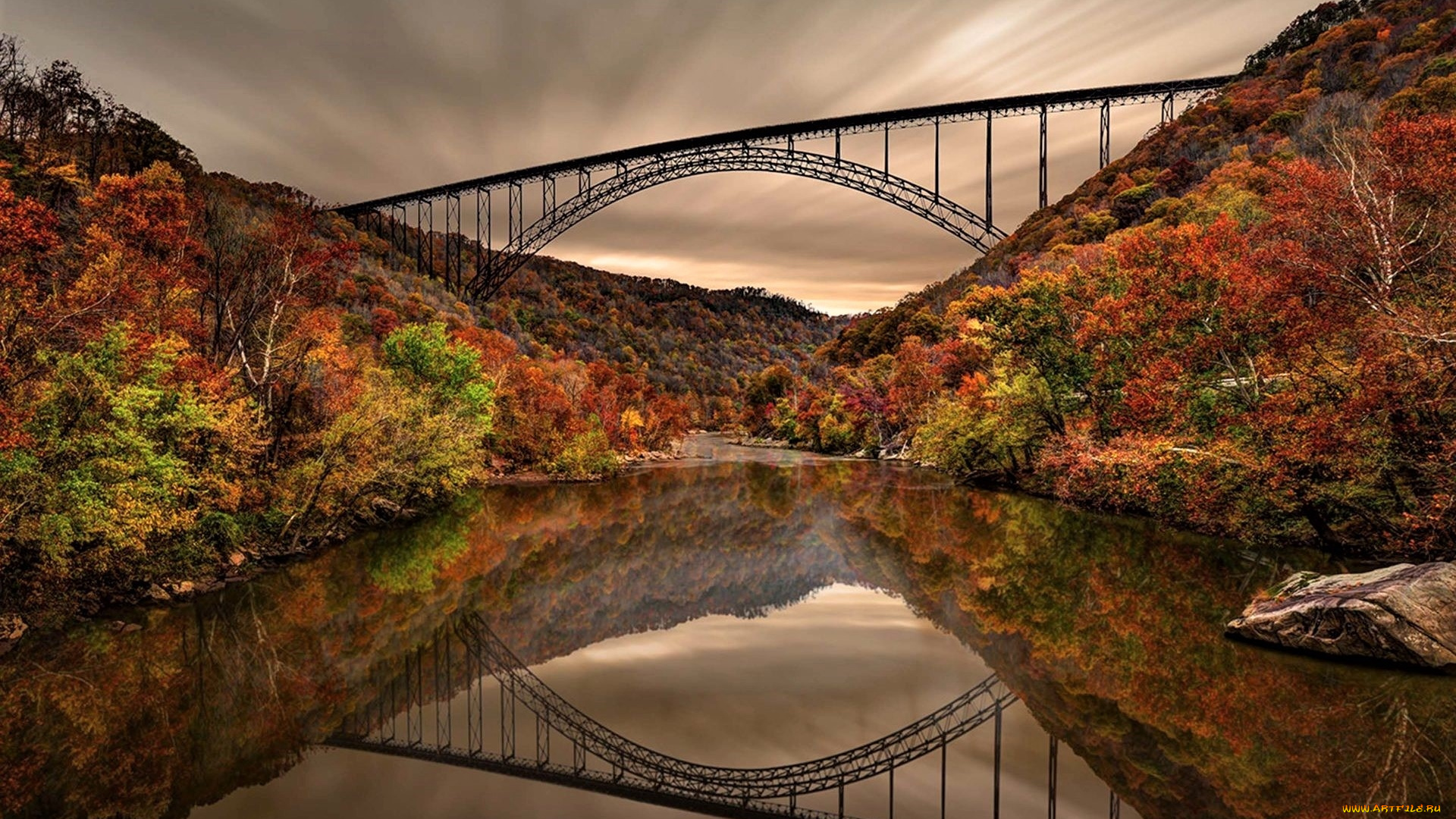 arch, bridge, in, virginia, города, -, мосты, arch, bridge, in, virginia