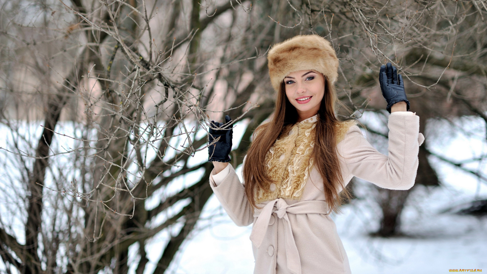 девушки, -, брюнетки, , шатенки, шатенка, меховая, шапка