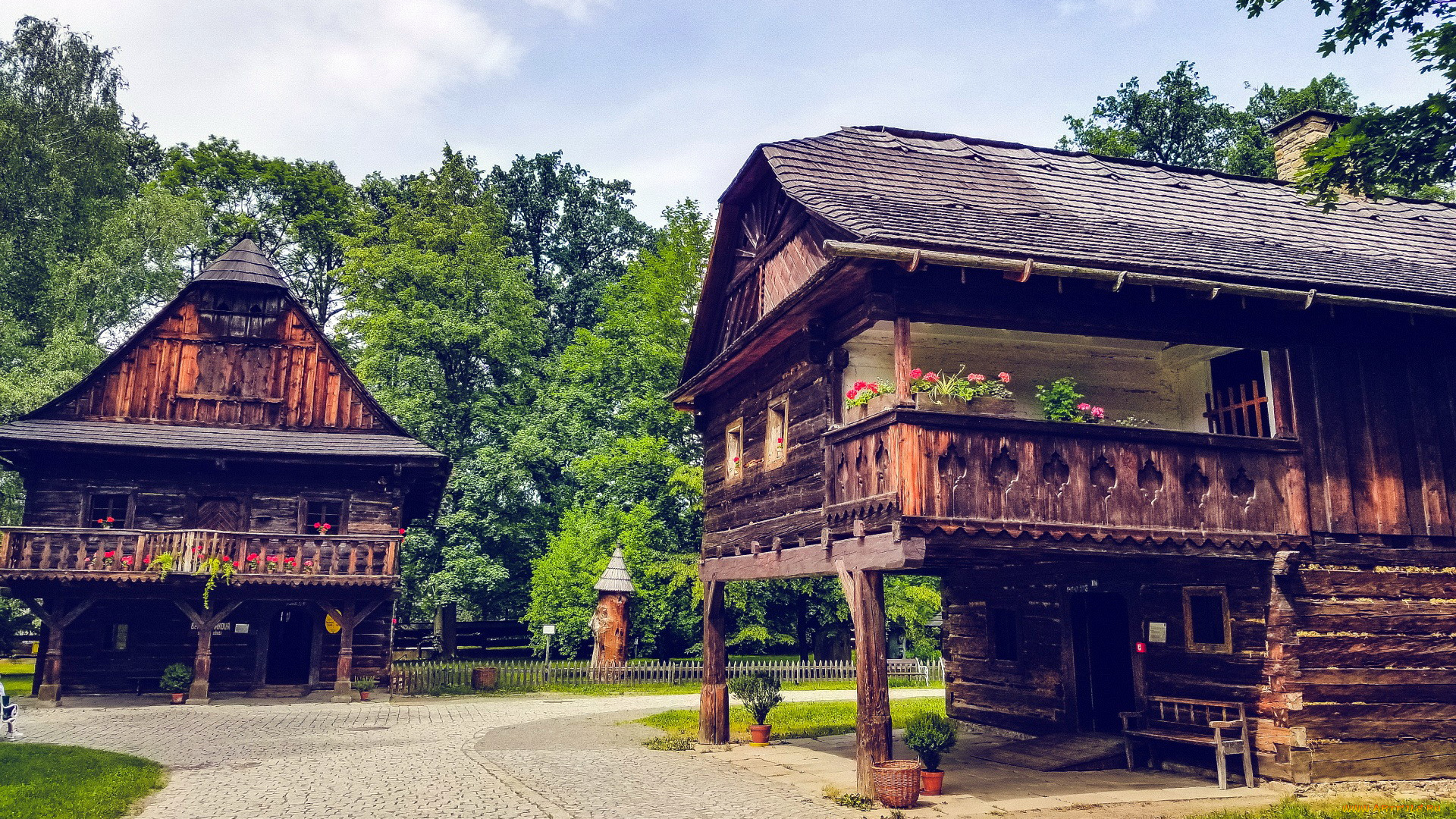 города, -, здания, , дома, деревянные, дома