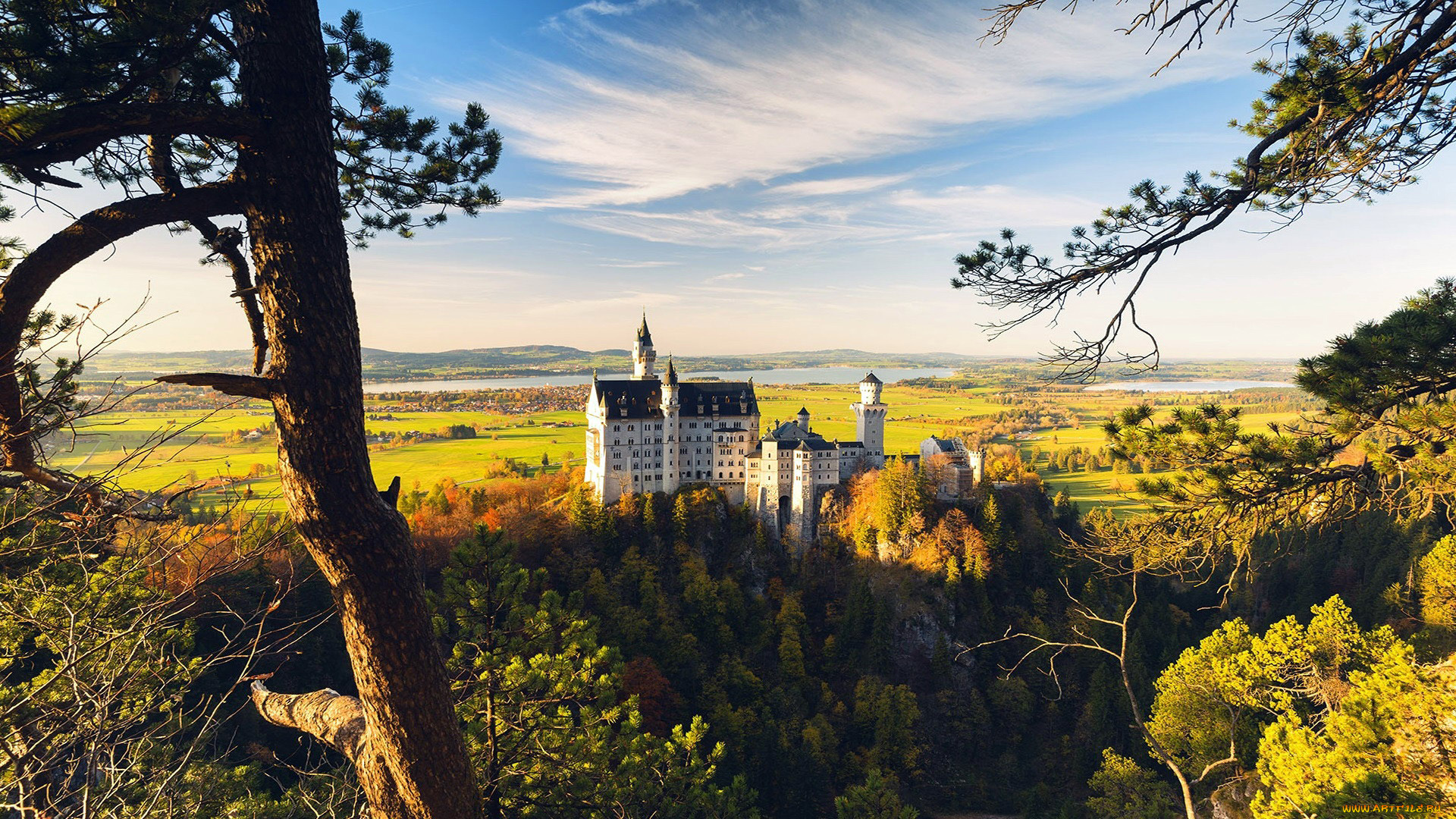neuschwanstein, castle, города, замок, нойшванштайн, , германия, neuschwanstein, castle