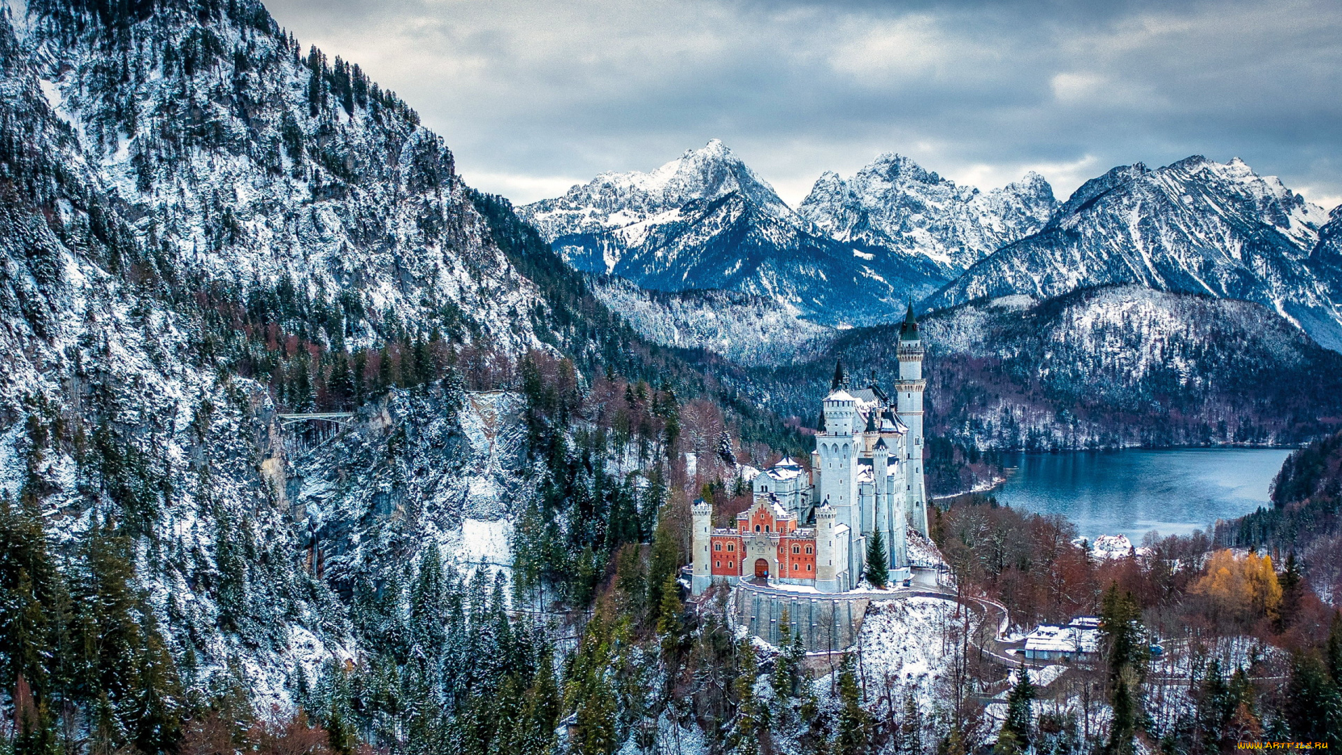 neuschwanstein, castle, города, замок, нойшванштайн, , германия, neuschwanstein, castle