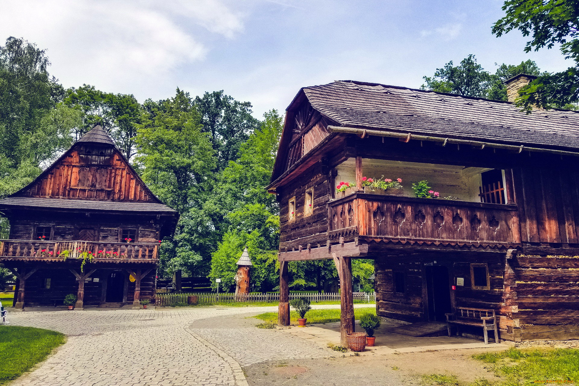 города, -, здания, , дома, деревянные, дома