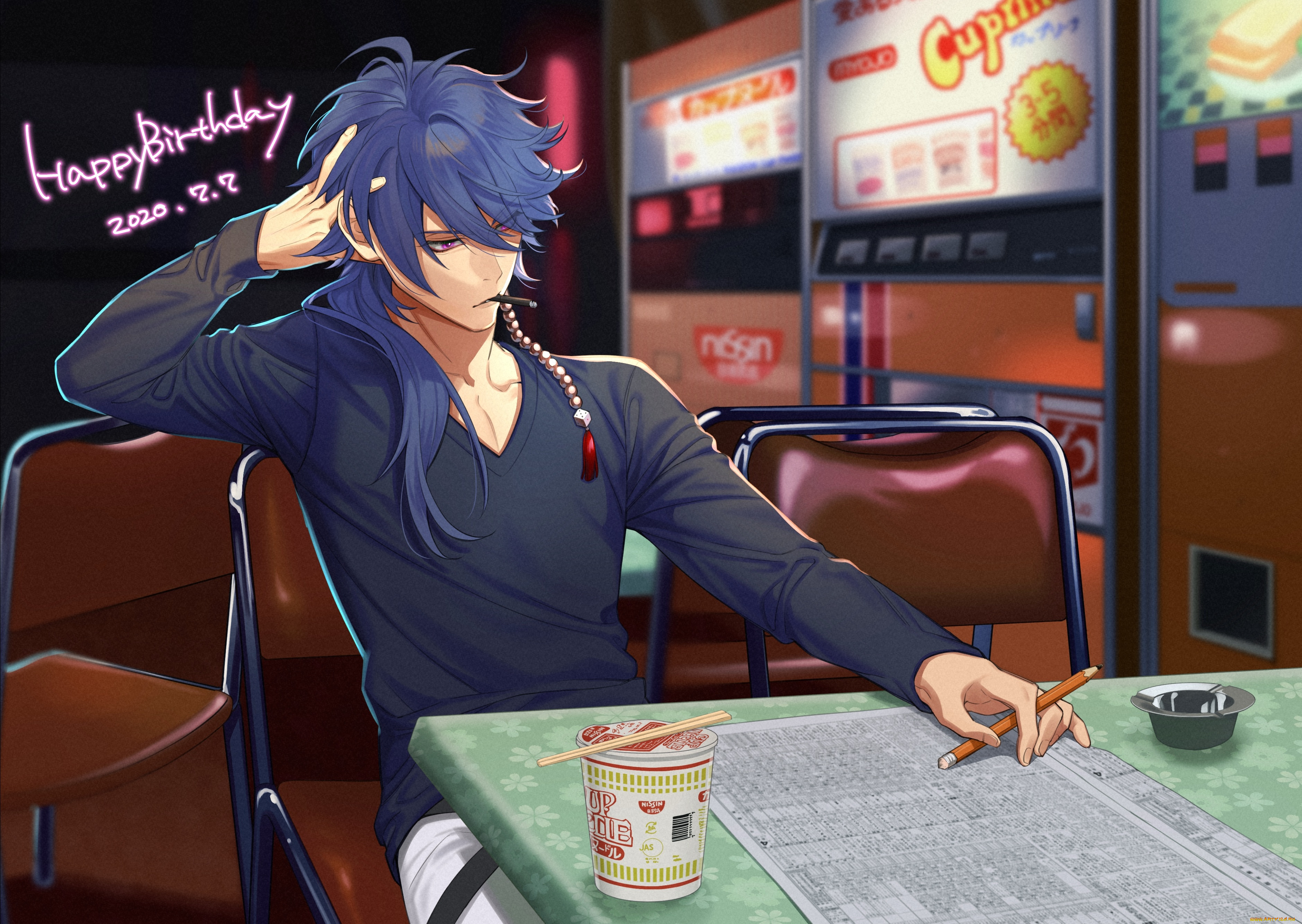 аниме, hypnosis, mic, hypnosis, mic