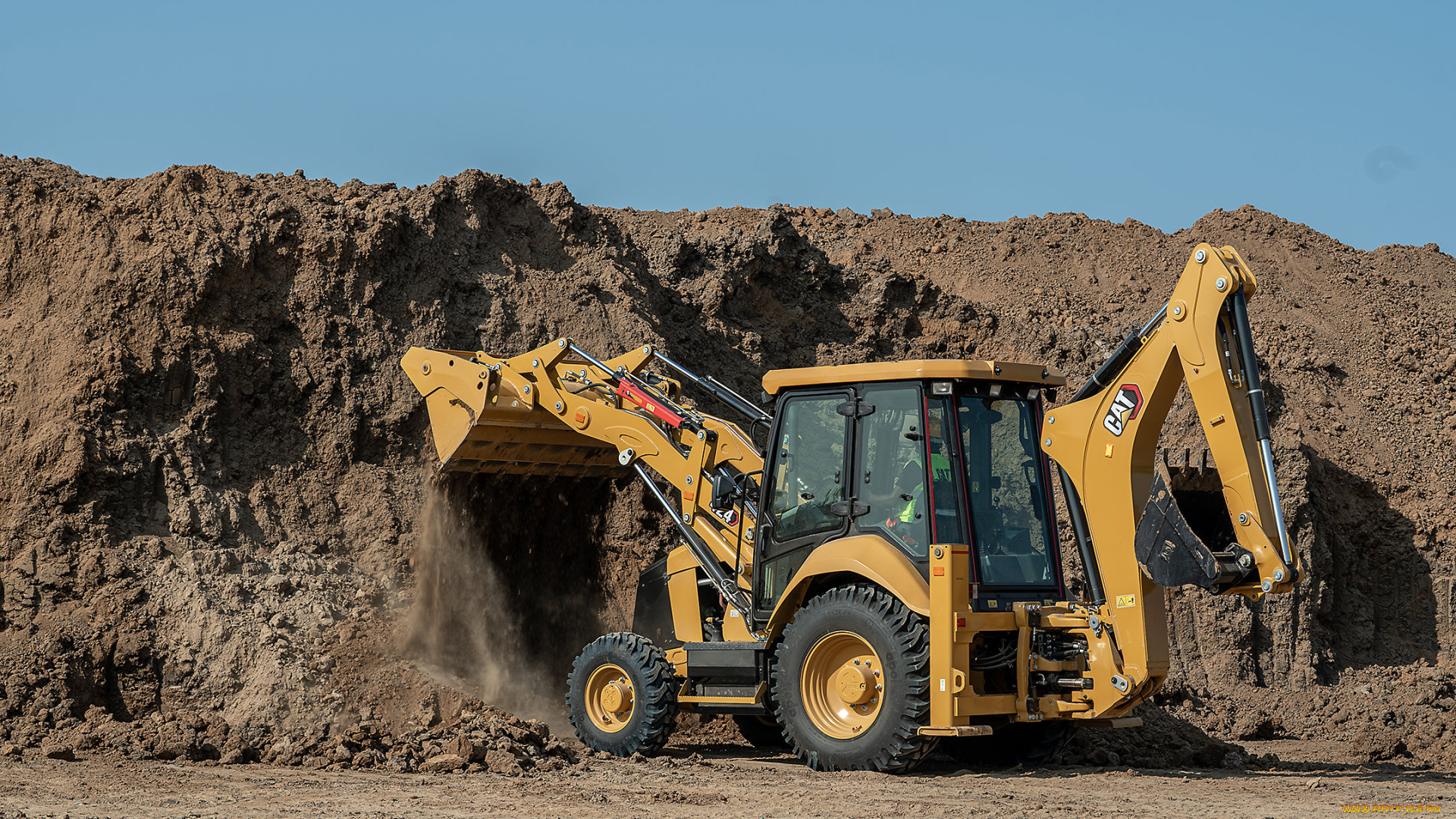 техника, фронтальные, погрузчики, catetpillar