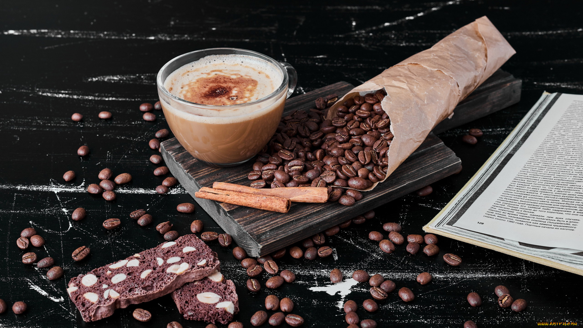 еда, кофе, , кофейные, зёрна, зерна, кофейные, корица