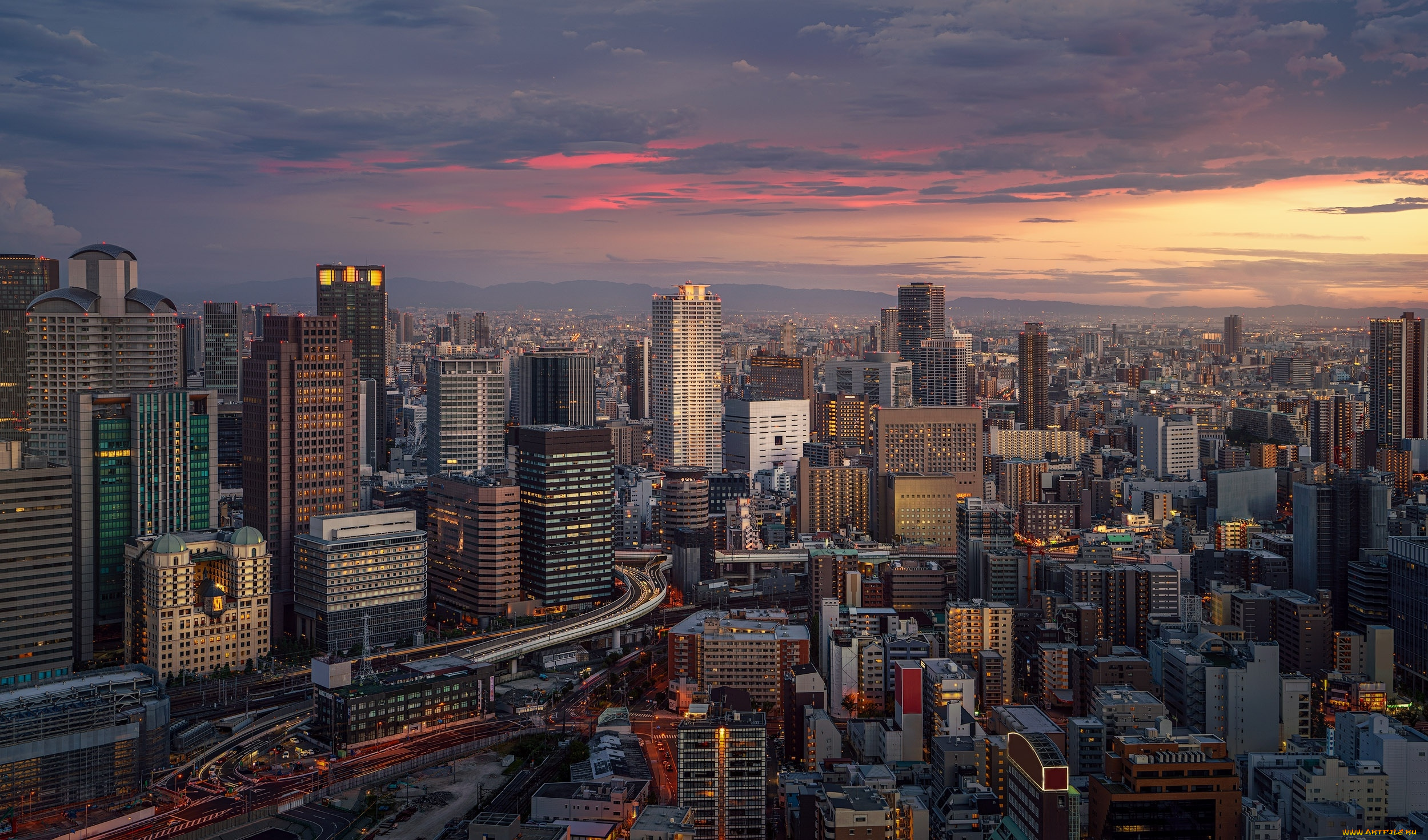 города, осака, , япония, осака, крупный, портовый, торговый, город, остров, японского, архипелага, хонсю, современная, архитектура, кафе, закусочные