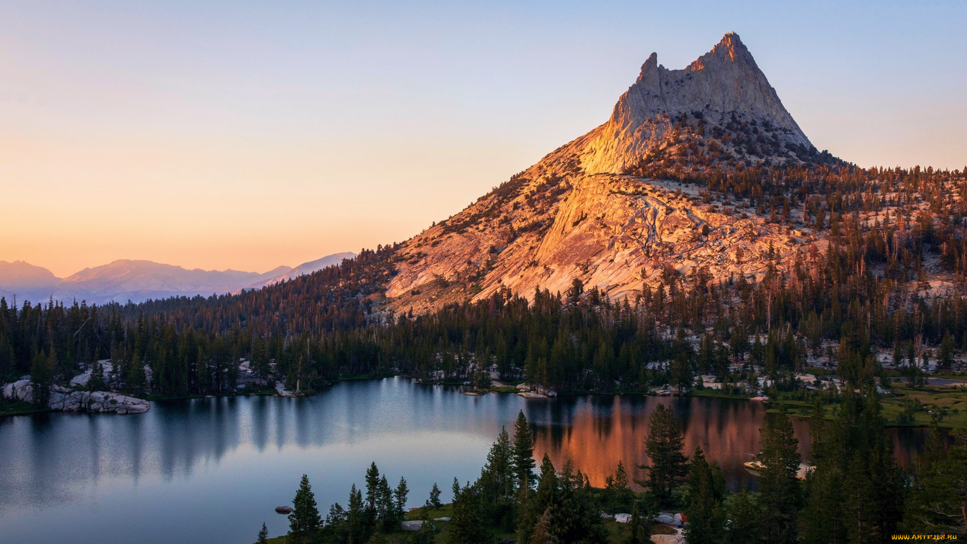 cathedral, peak, yosemite, national, park, природа, горы, cathedral, peak, yosemite, national, park