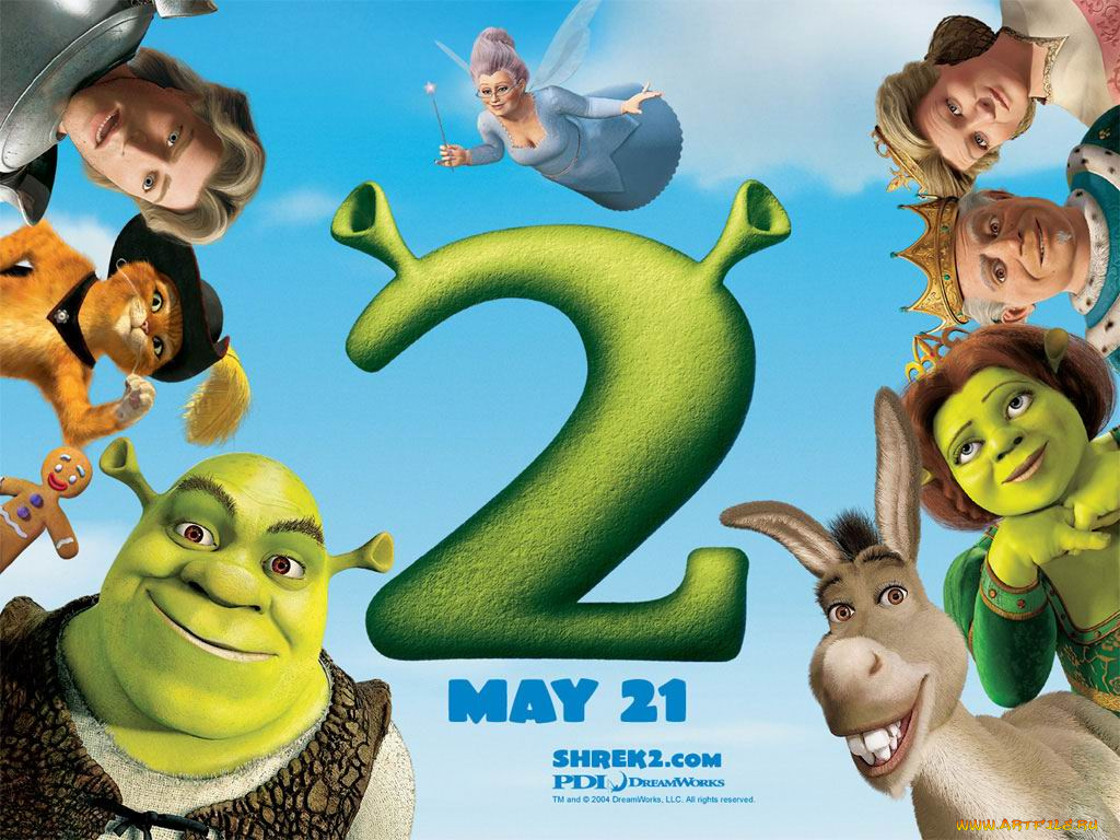 мультфильмы, shrek
