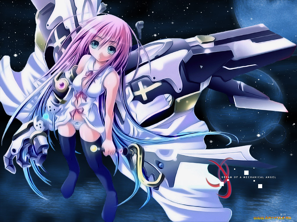 mechanical, angel, аниме, angels, demons