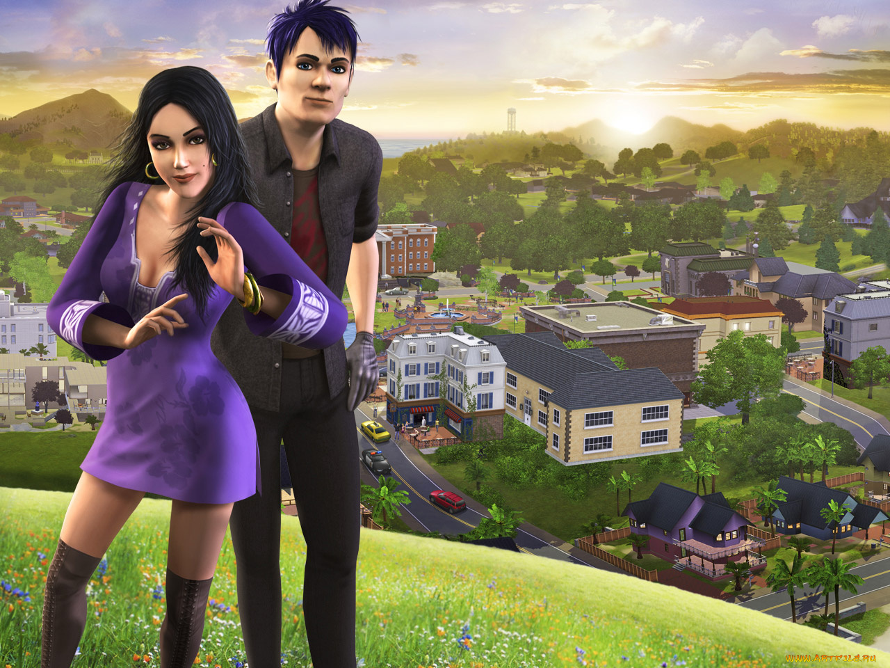 видео, игры, the, sims