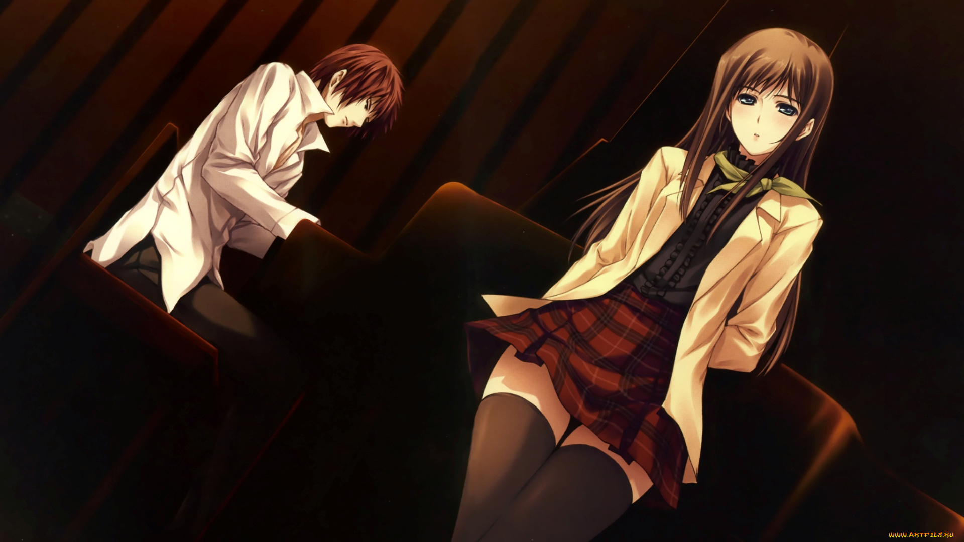 аниме, innocent, grey