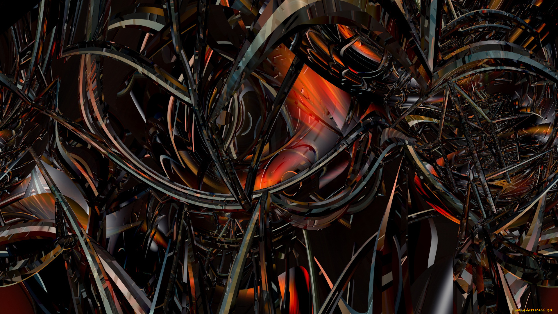 3д, графика, abstract, абстракции