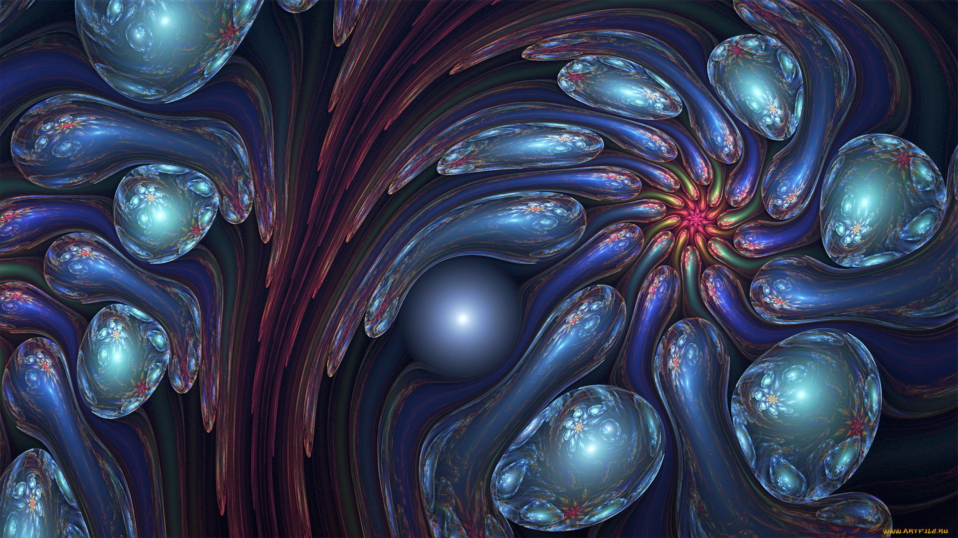 3д, графика, fractal, фракталы