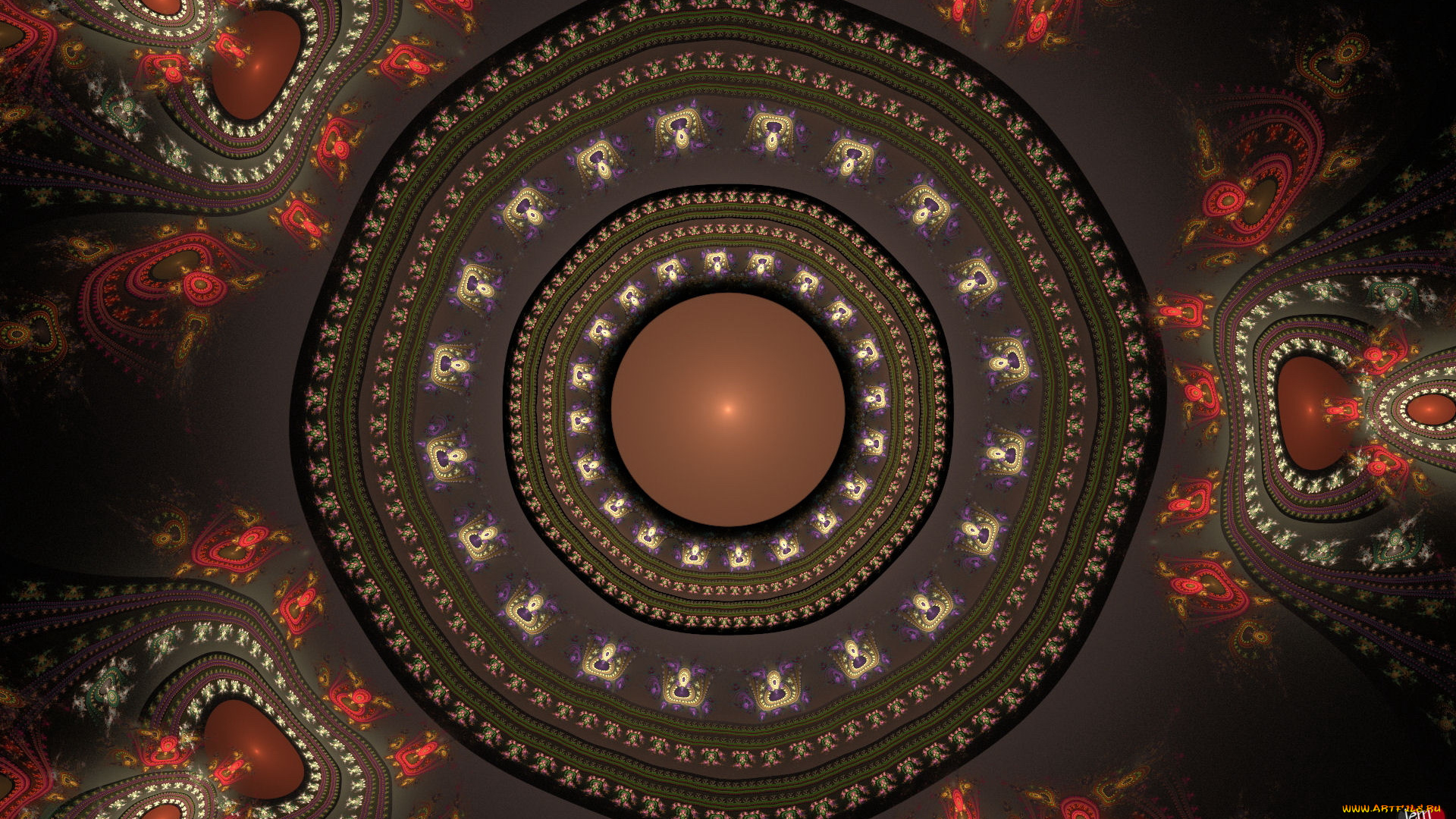 3д, графика, fractal, фракталы