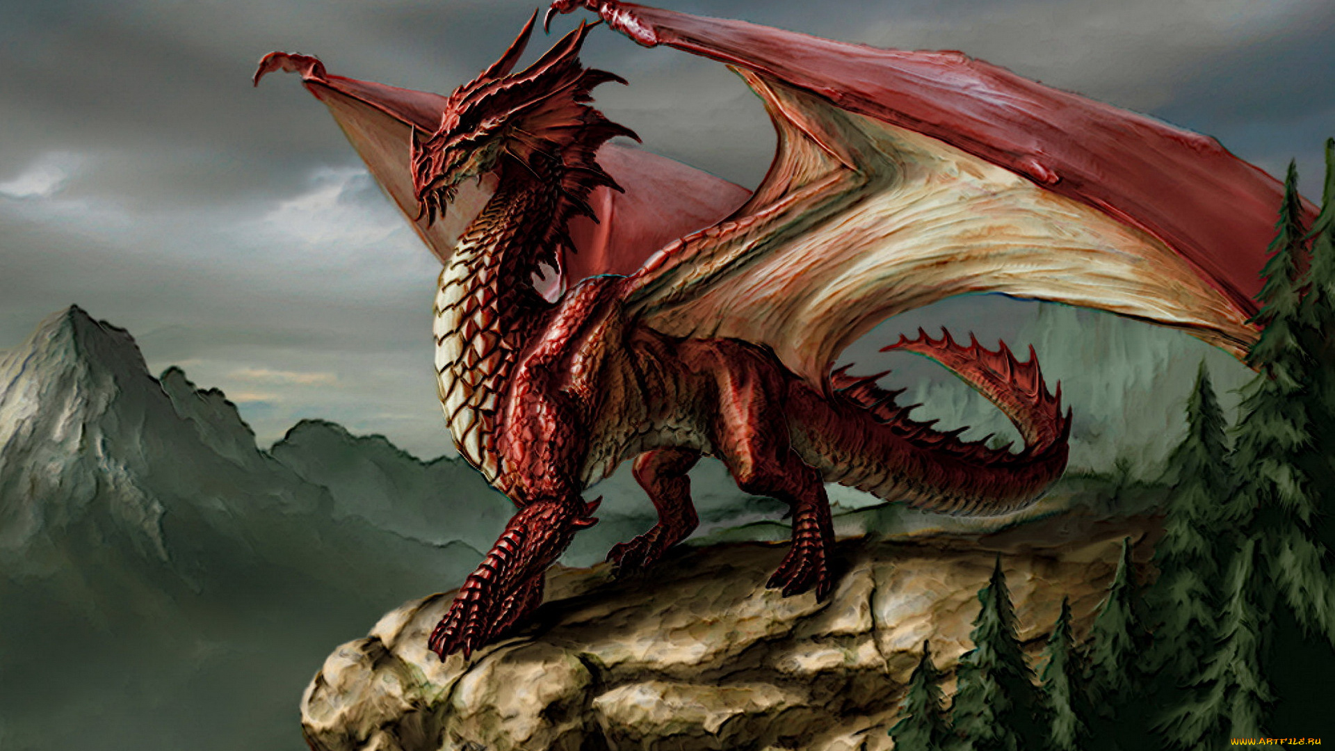 фэнтези, драконы