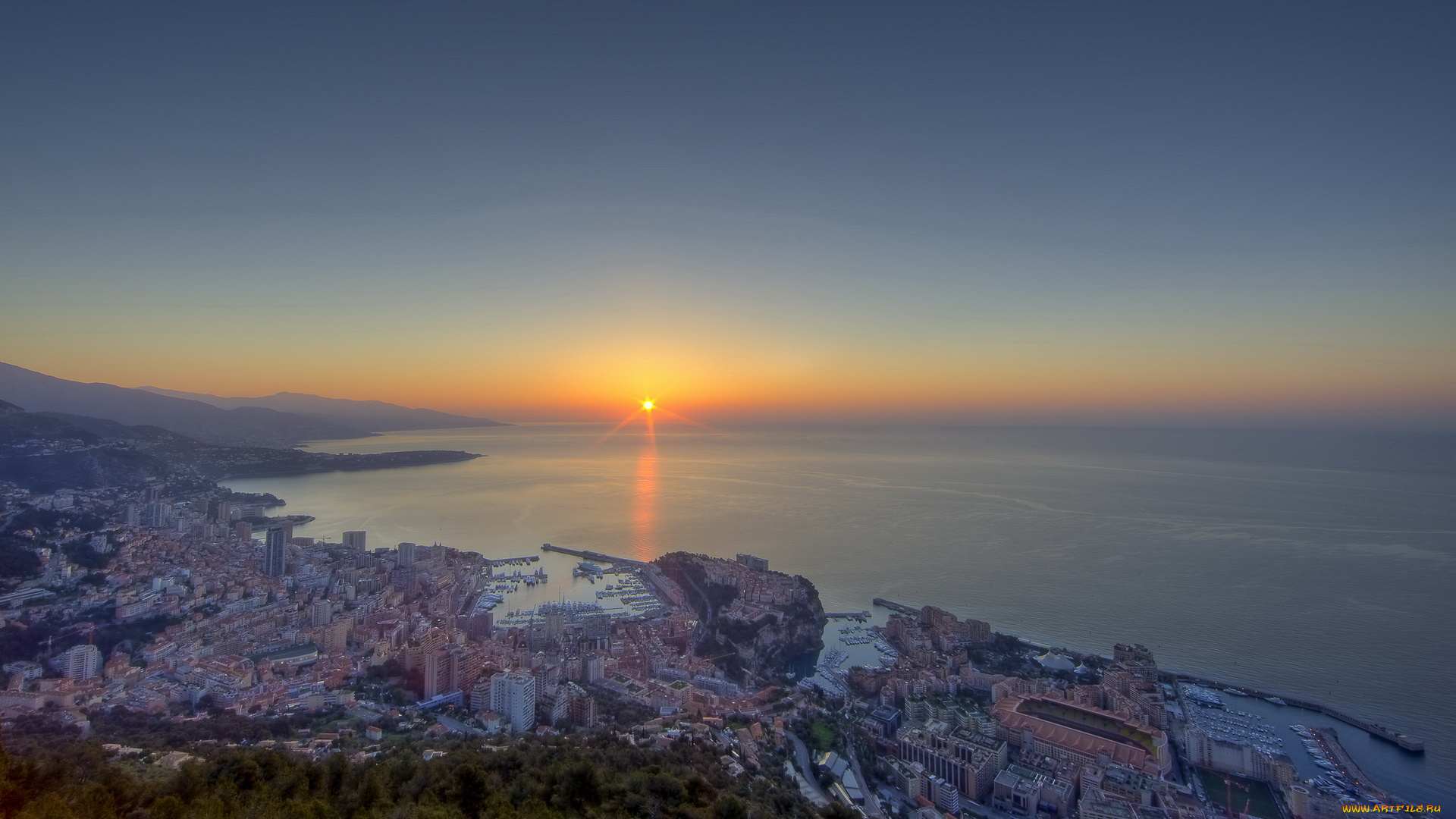 monaco, города, монте, карло, монако