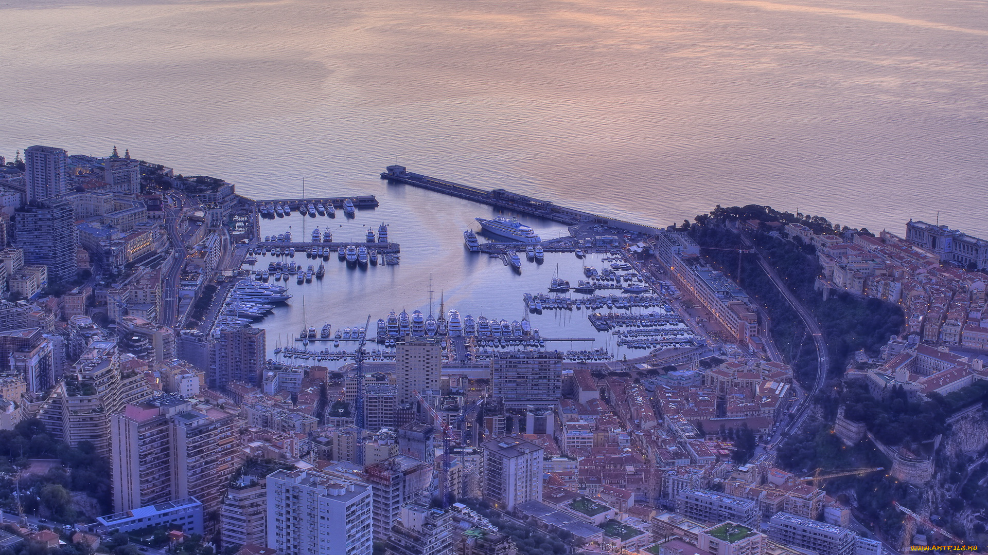 monaco, города, монте, карло, монако