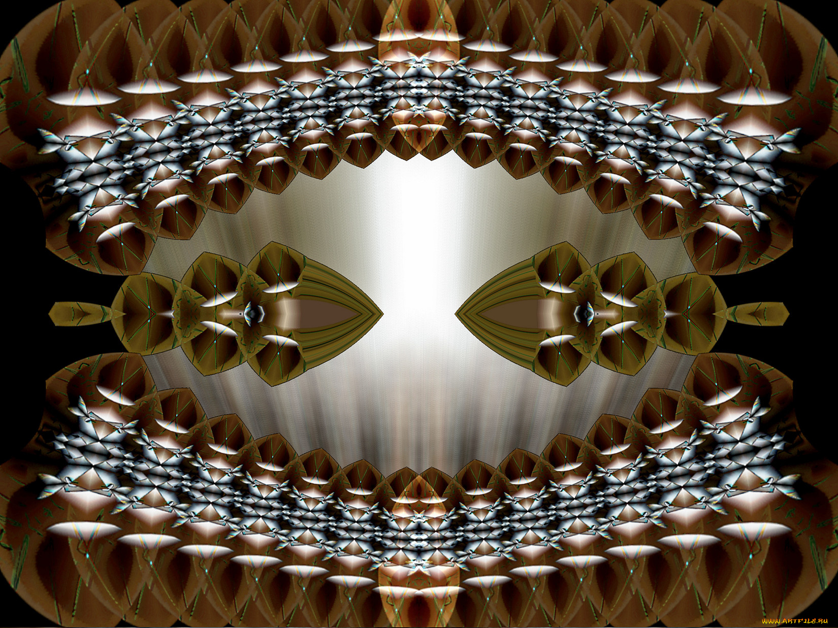 3д, графика, fractal, фракталы, узор, цвета, фон