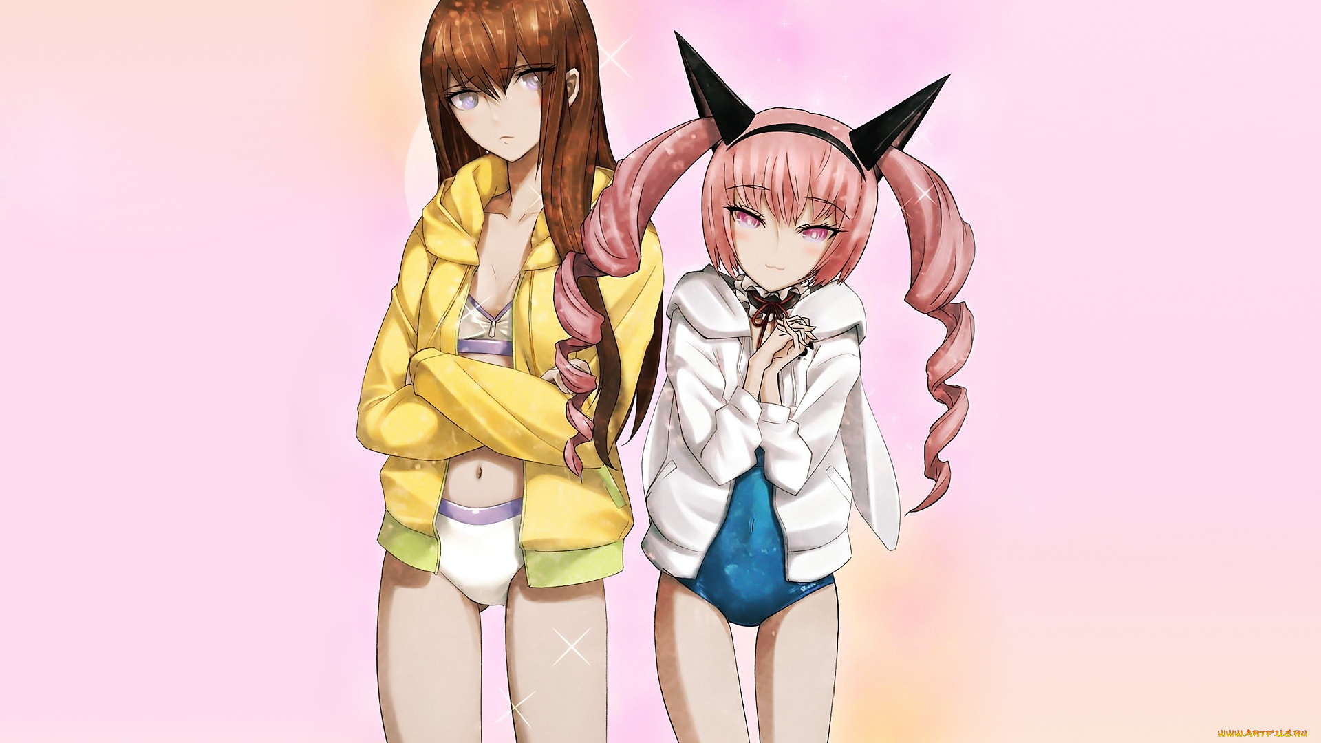 аниме, steins, gate,