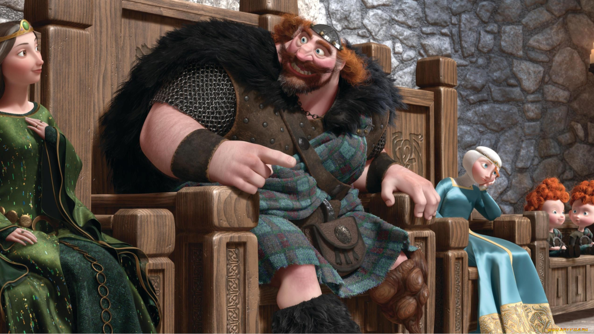 brave, мультфильмы, храбрая, сердцем