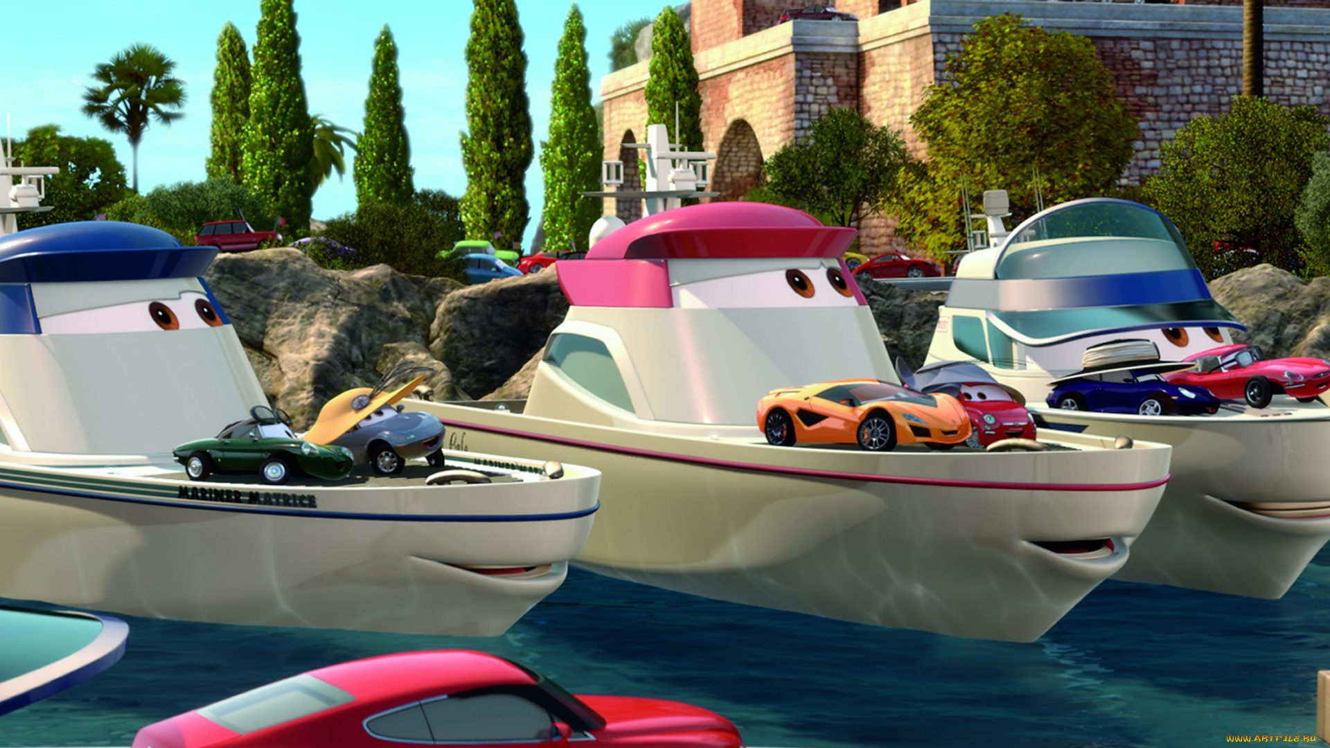 cars, мультфильмы, машинки, pixar, тачки, 2