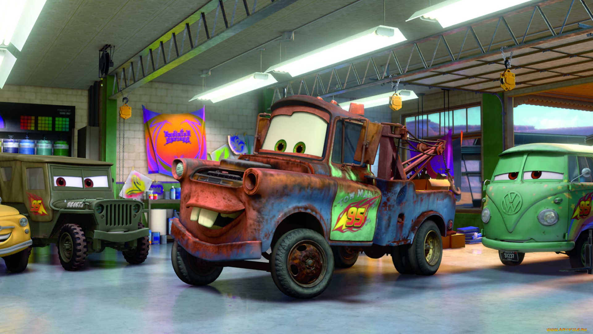 cars, мультфильмы, машинки, pixar, тачки, 2