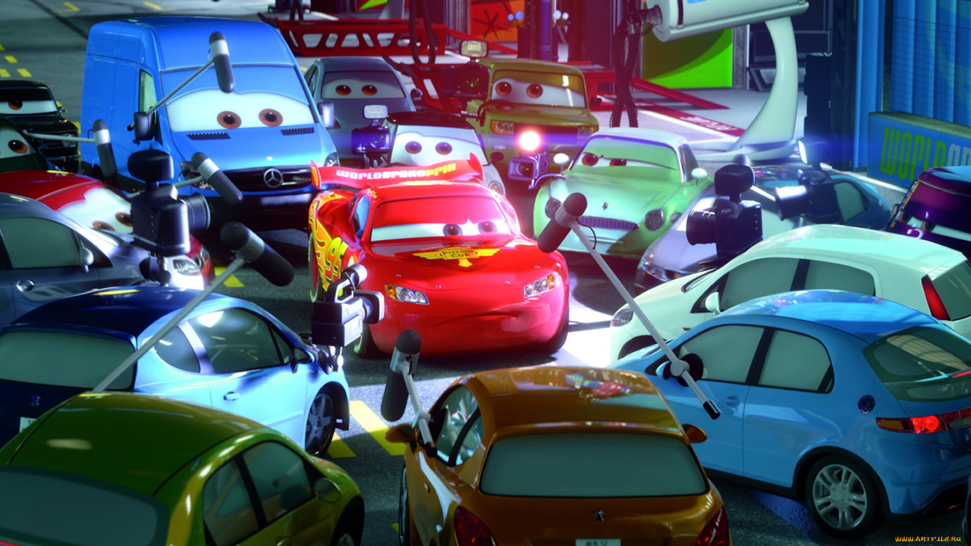 cars, мультфильмы, тачки, 2, машинки, pixar