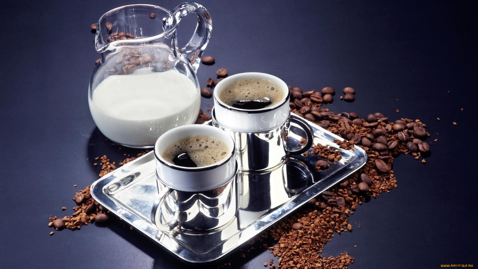 еда, кофе, кофейные, зёрна, зерна, кружки