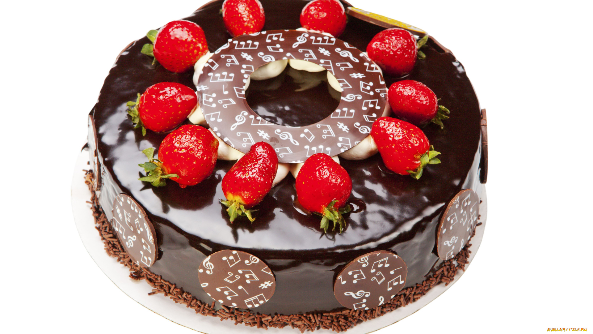 еда, пирожные, кексы, печенье, ягоды, шоколад, торт, клубника