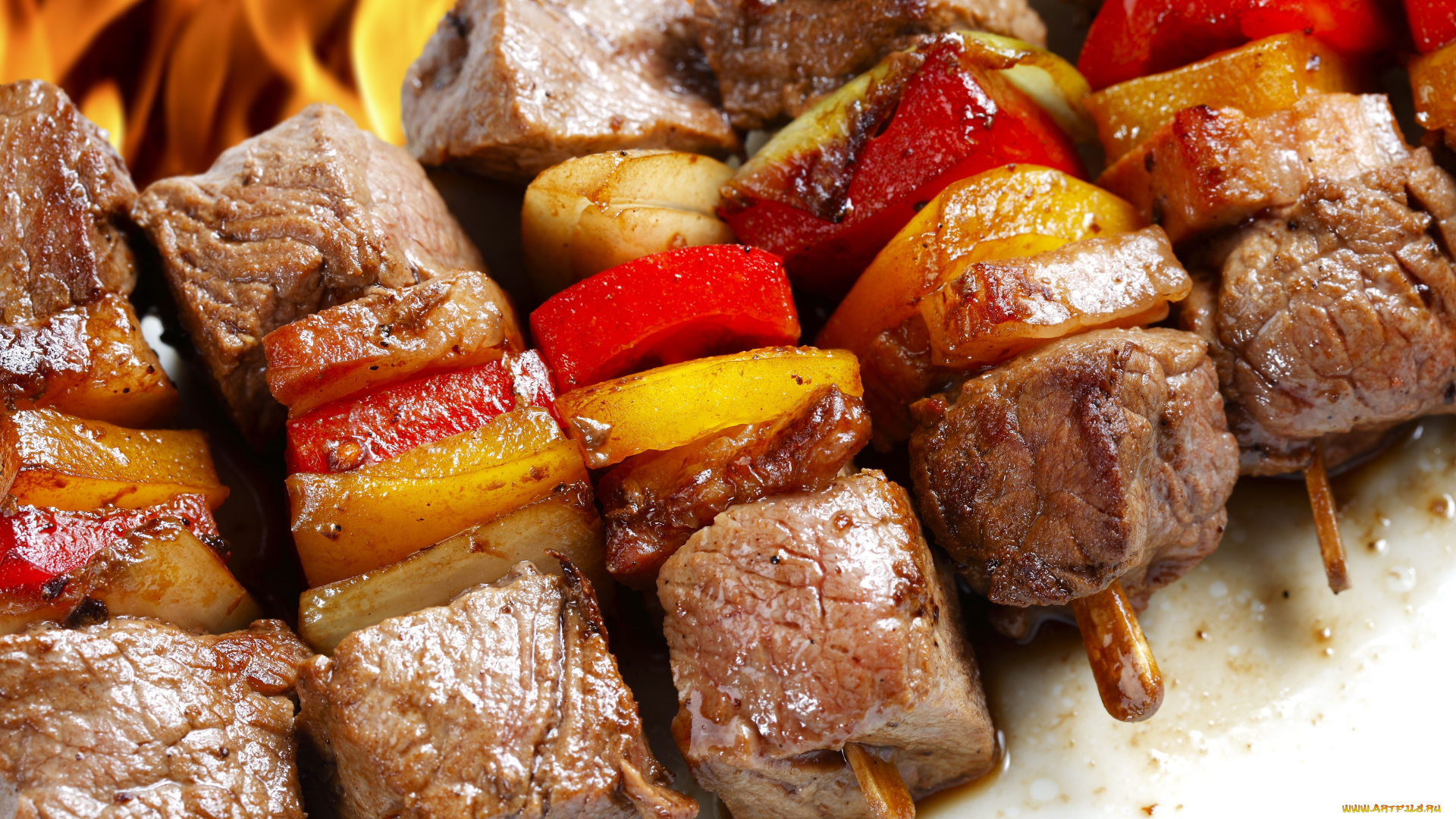 еда, шашлык, барбекю