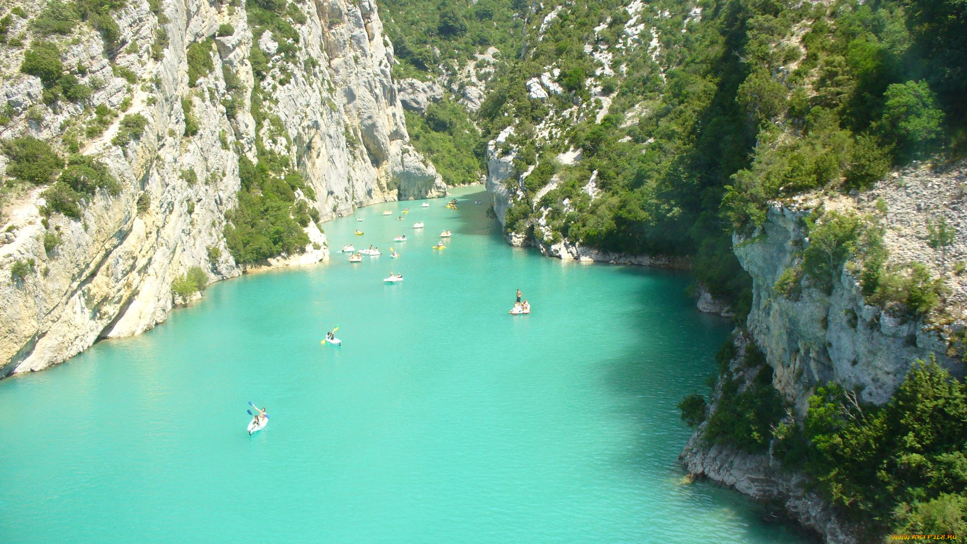 каньон, verdon, франция, природа, реки, озера, река, байдарки