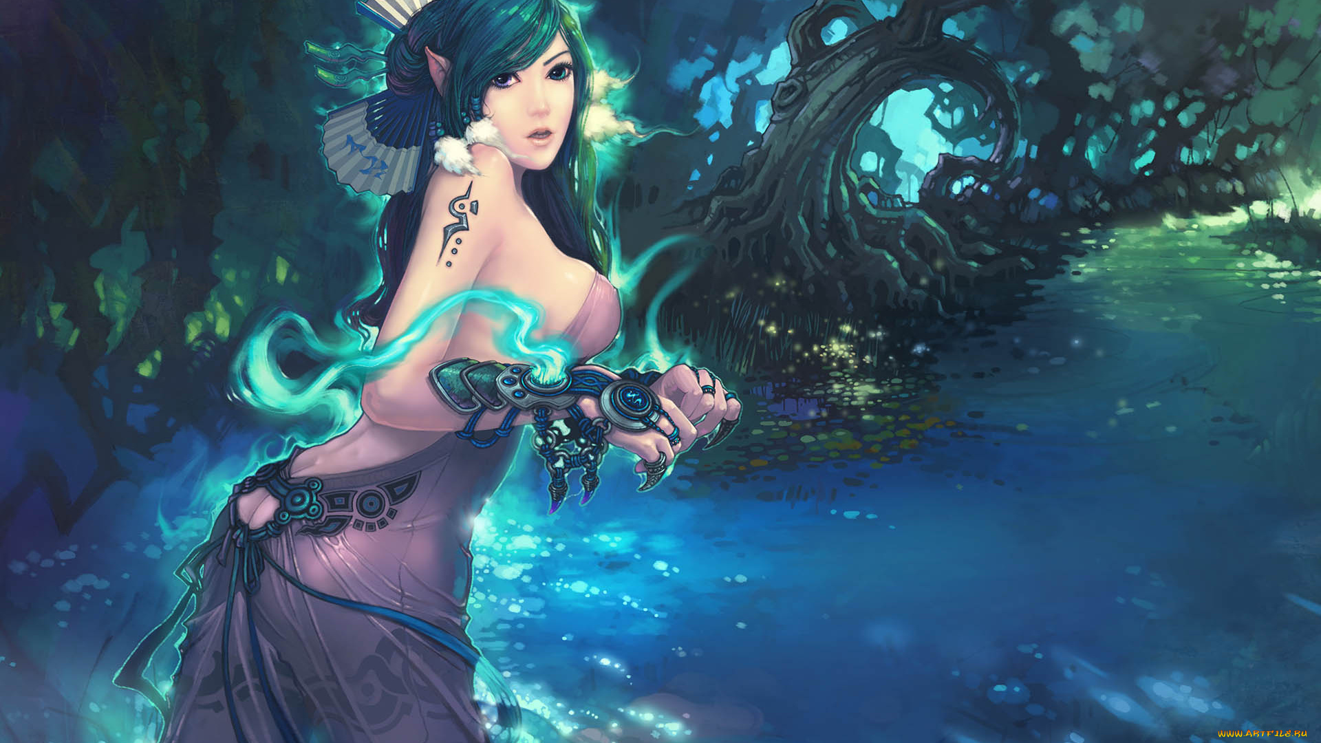 last, dynasty, видео, игры, эльфийка