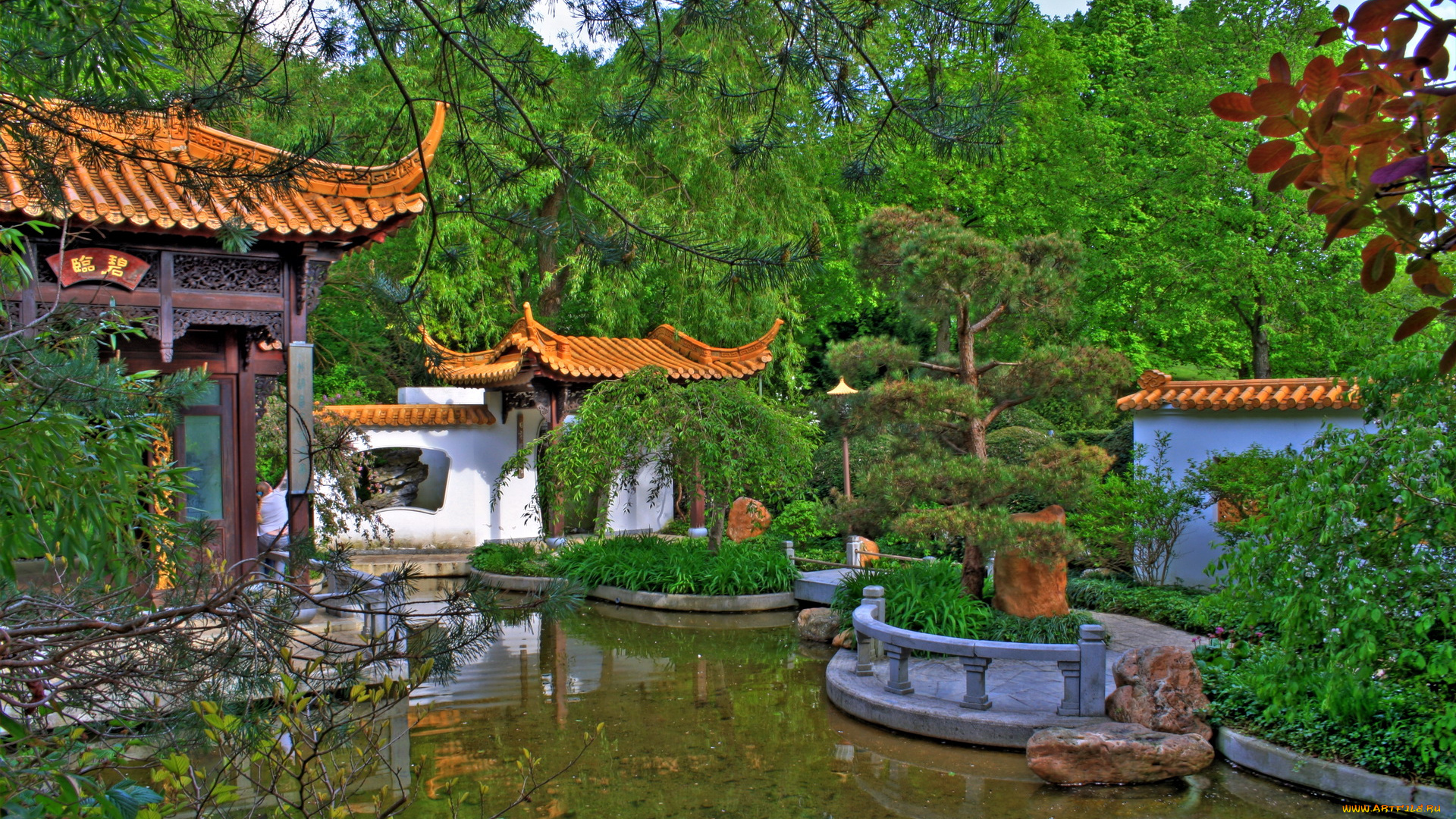 природа, парк, мюнхен, вестпарк