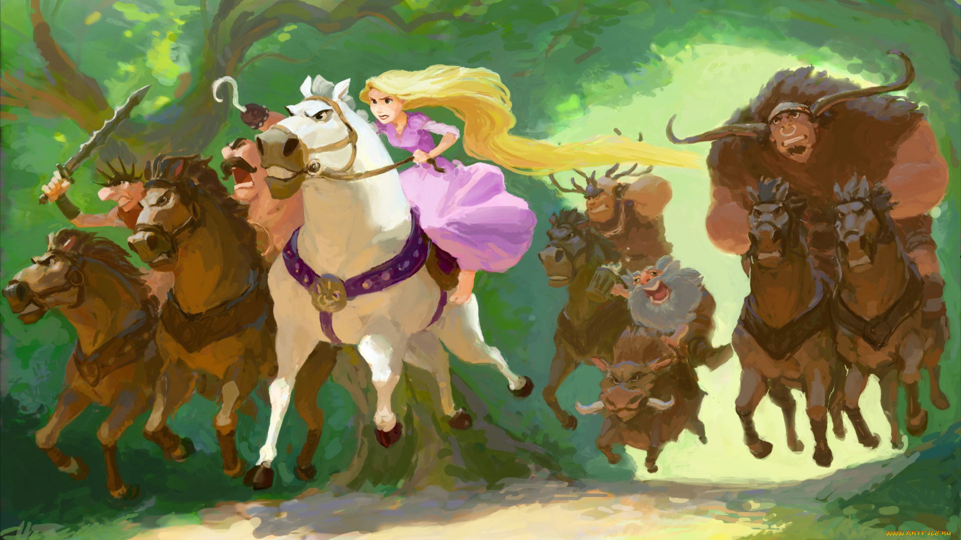 tangled, мультфильмы, запутанная, история, рапунцель