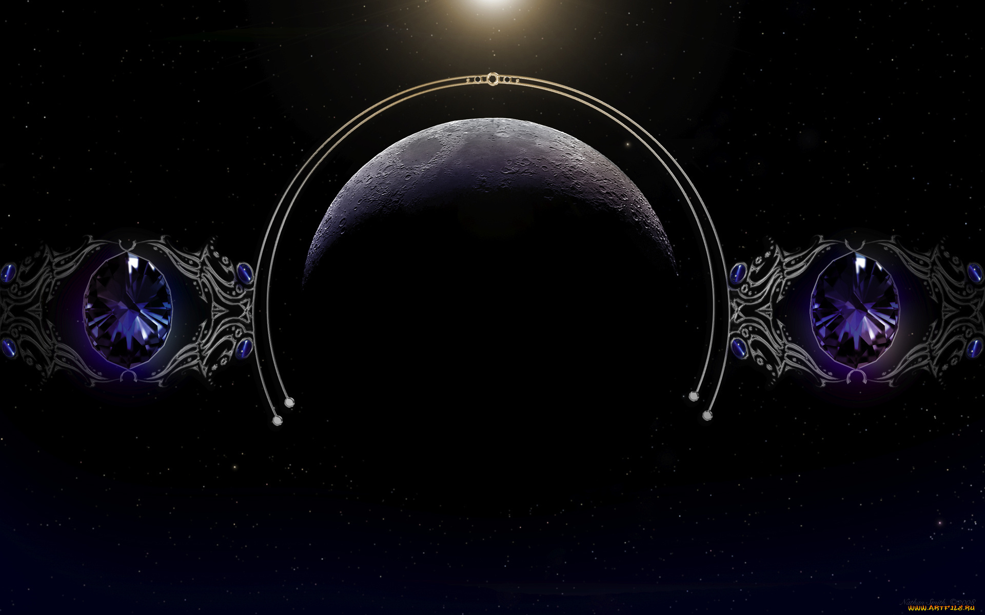 3д, графика, fractal, фракталы, узор, цвета, фон