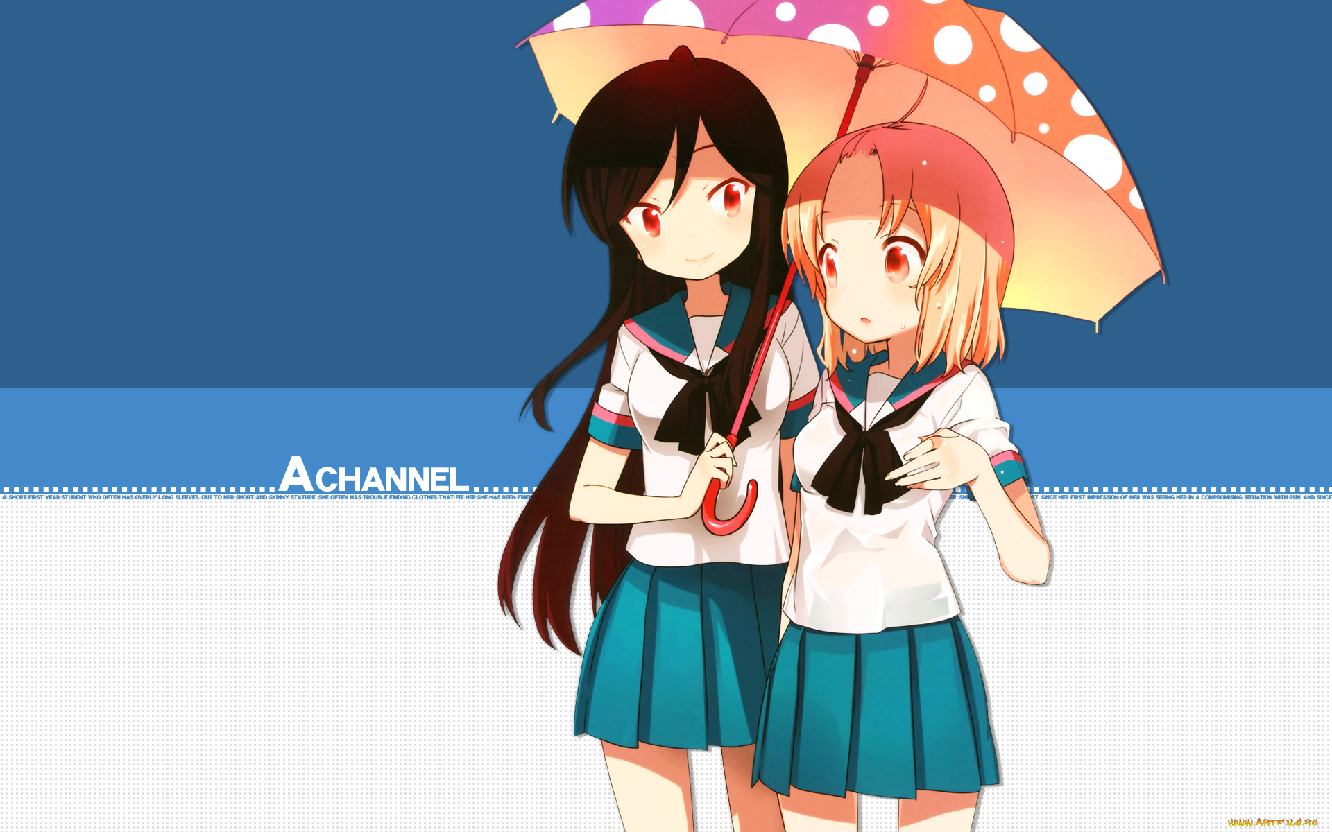 channel, аниме, a