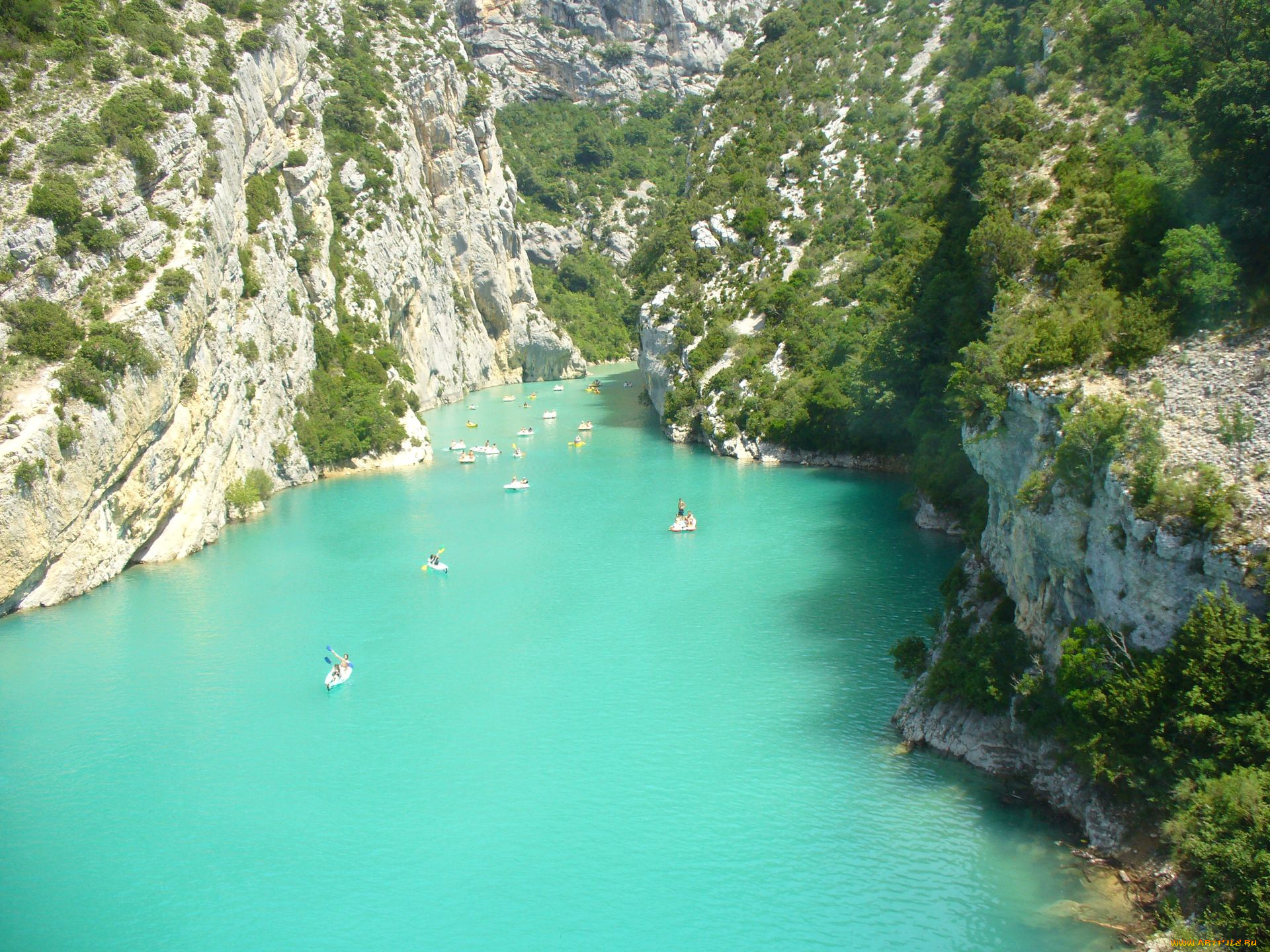 каньон, verdon, франция, природа, реки, озера, река, байдарки