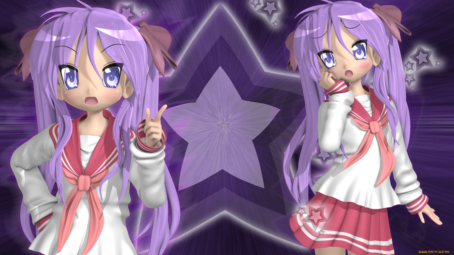 3д, графика, anime, аниме, девушки