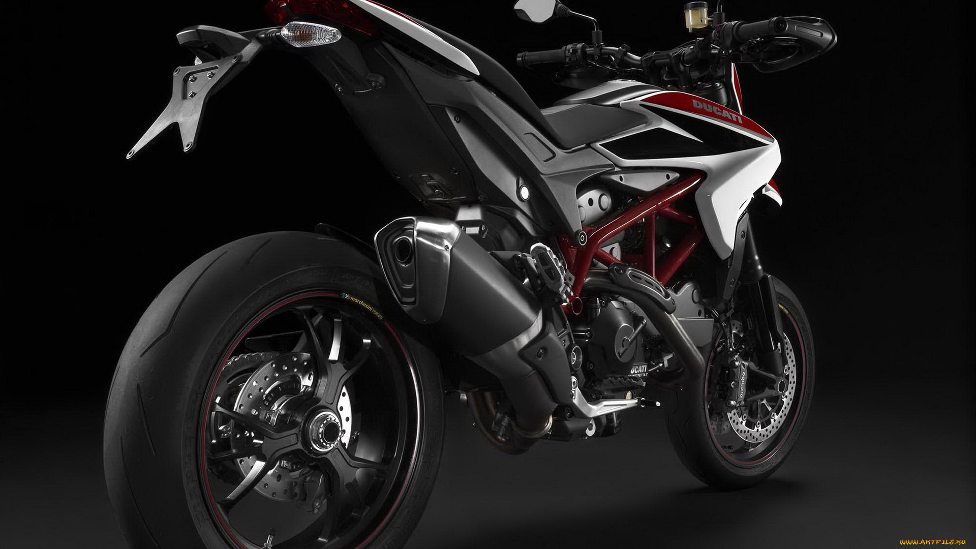 мотоциклы, ducati, hypermotard