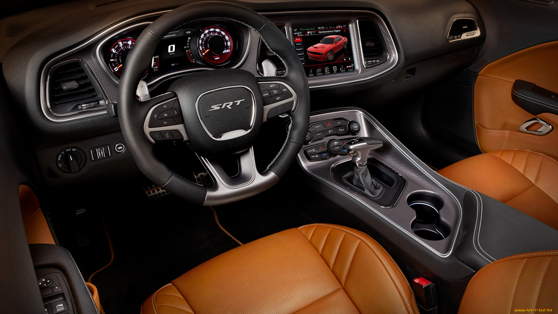 автомобили, спидометры, торпедо, dodge, supercharged, srt, challenger
