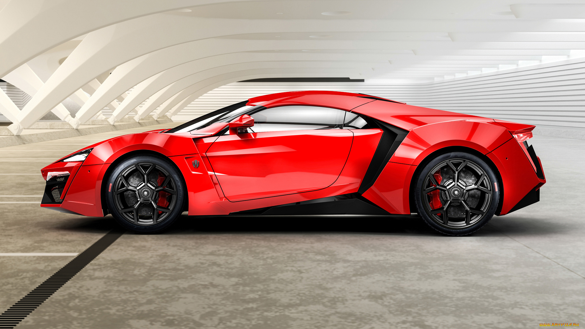 автомобили, 3д, w-motors, hypersport, lykan