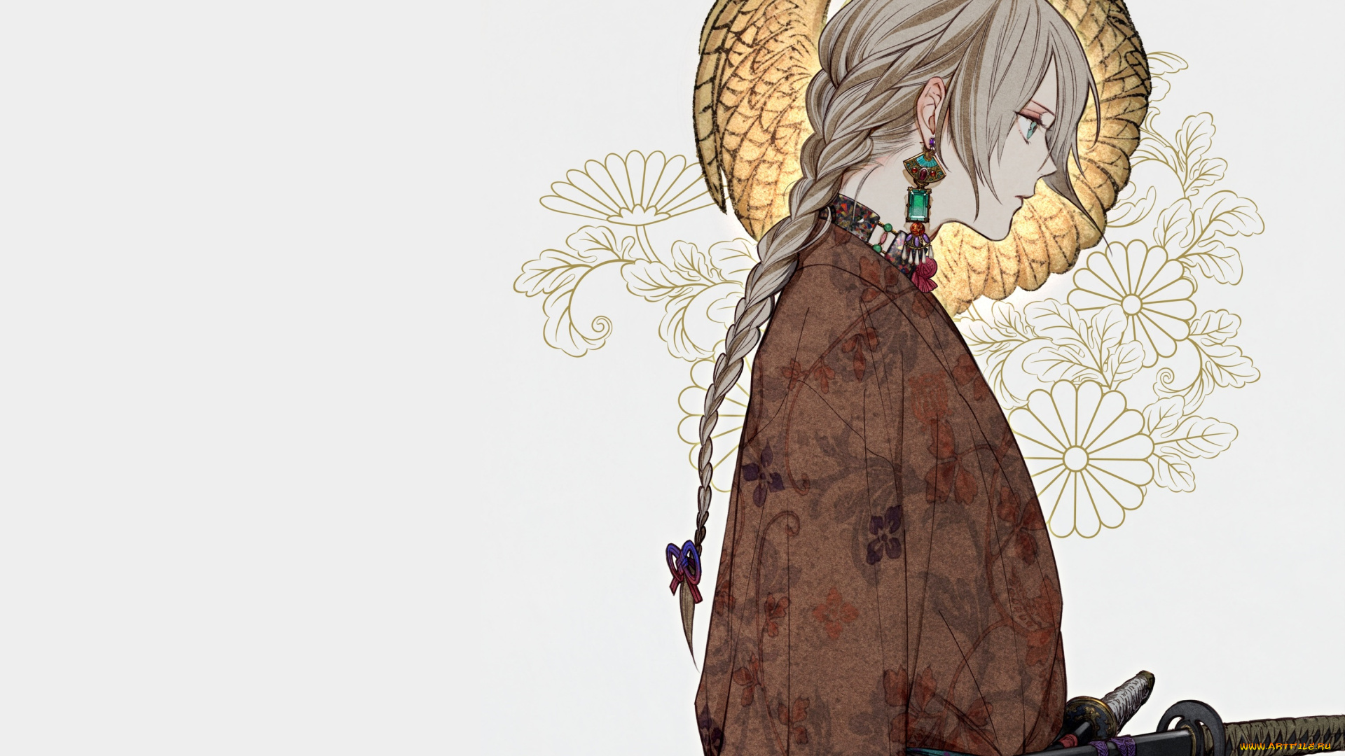 аниме, оружие, , техника, , технологии, парень, кимано, мечи