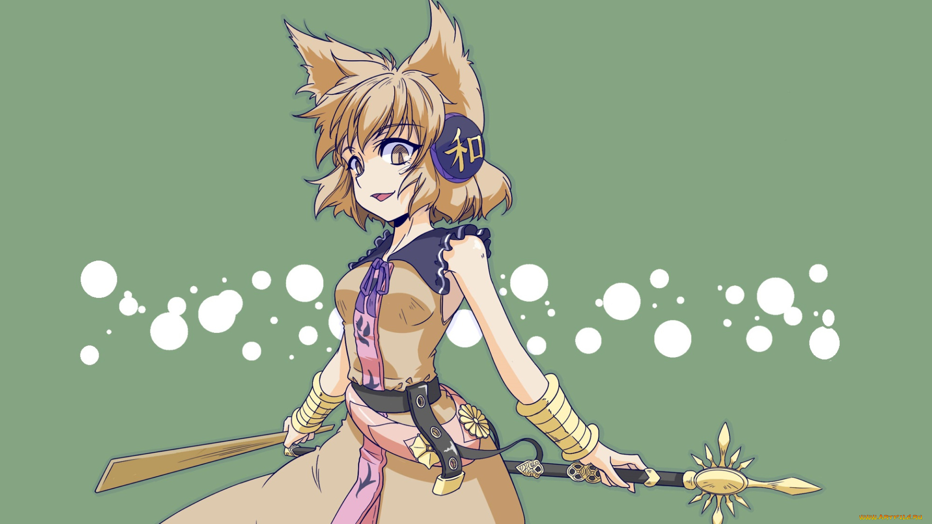 аниме, touhou, девочка